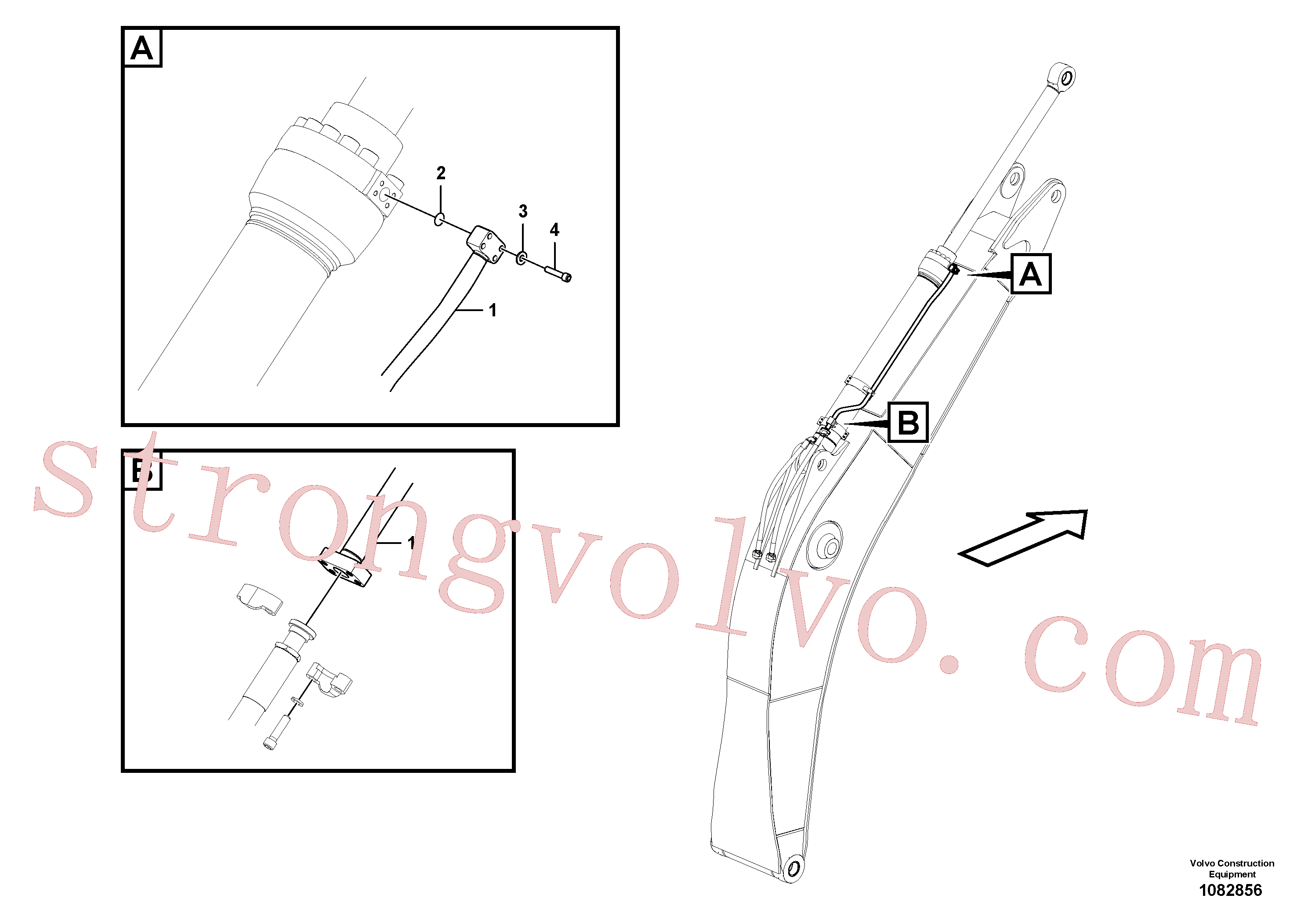 Volvo Montagem VOE14678250 Tubo Acessórios