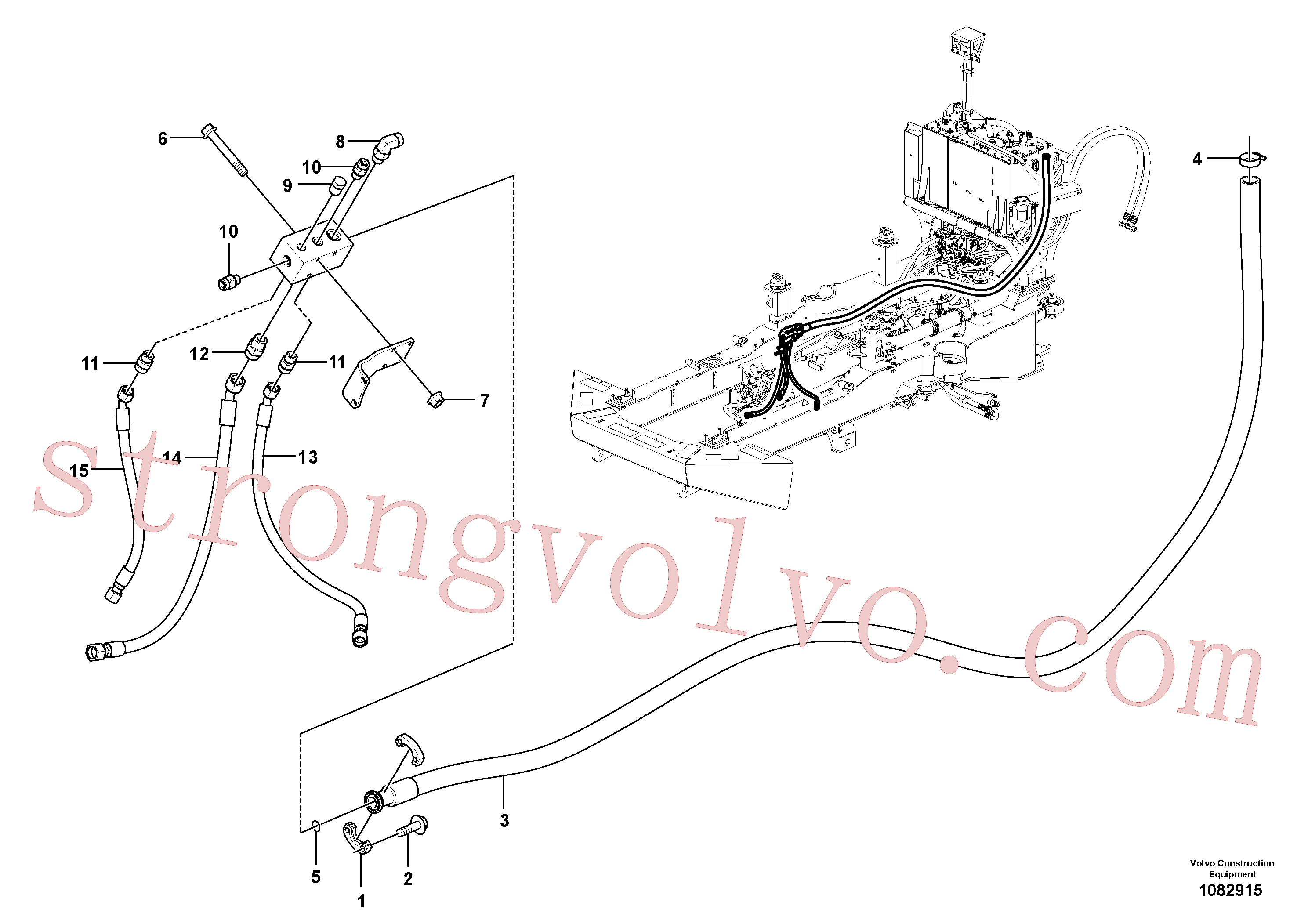 VOE15080565 Volvo(1082915 Montagem)