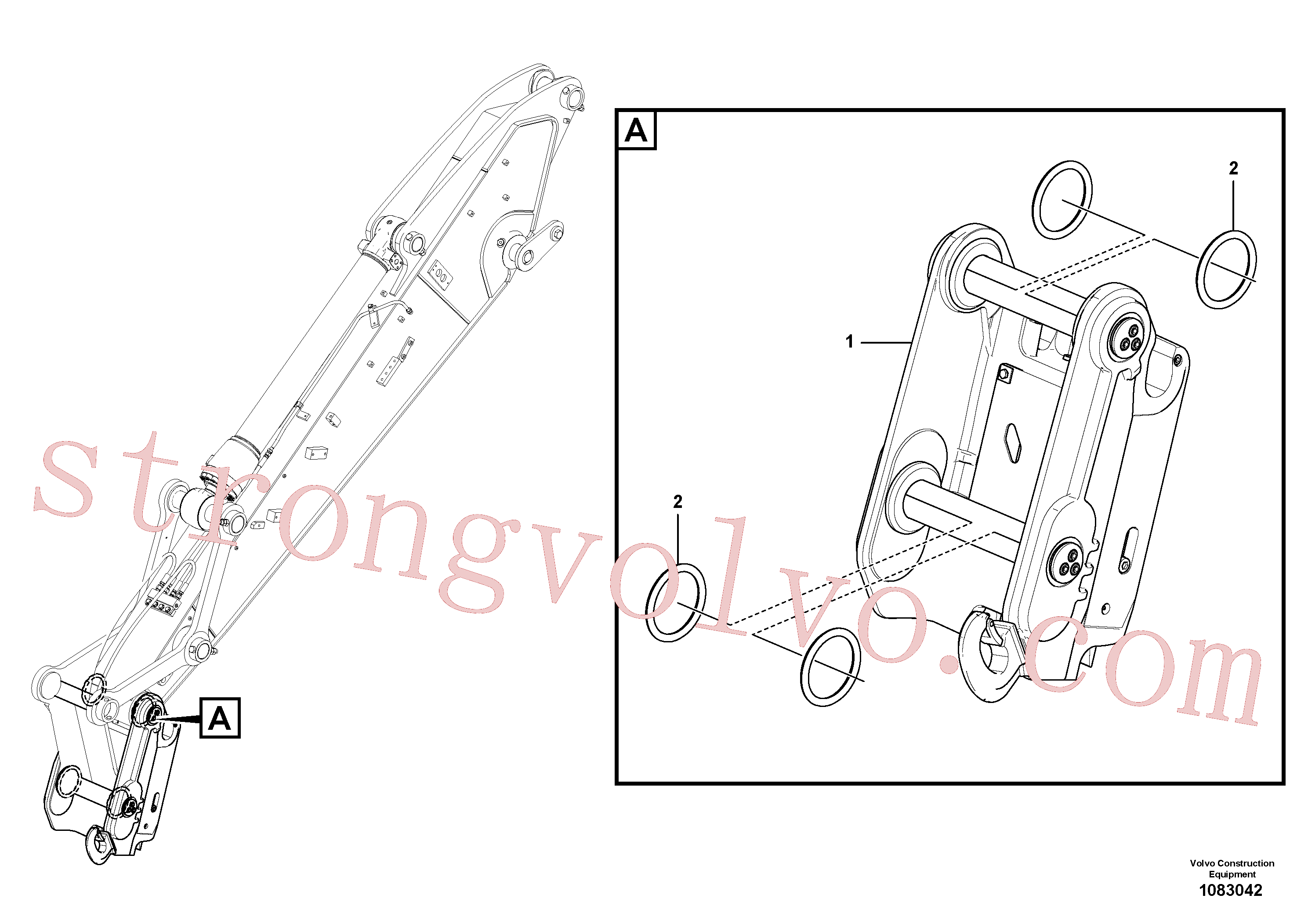 Volvo Montagem VOE14880693 Anel Acessórios