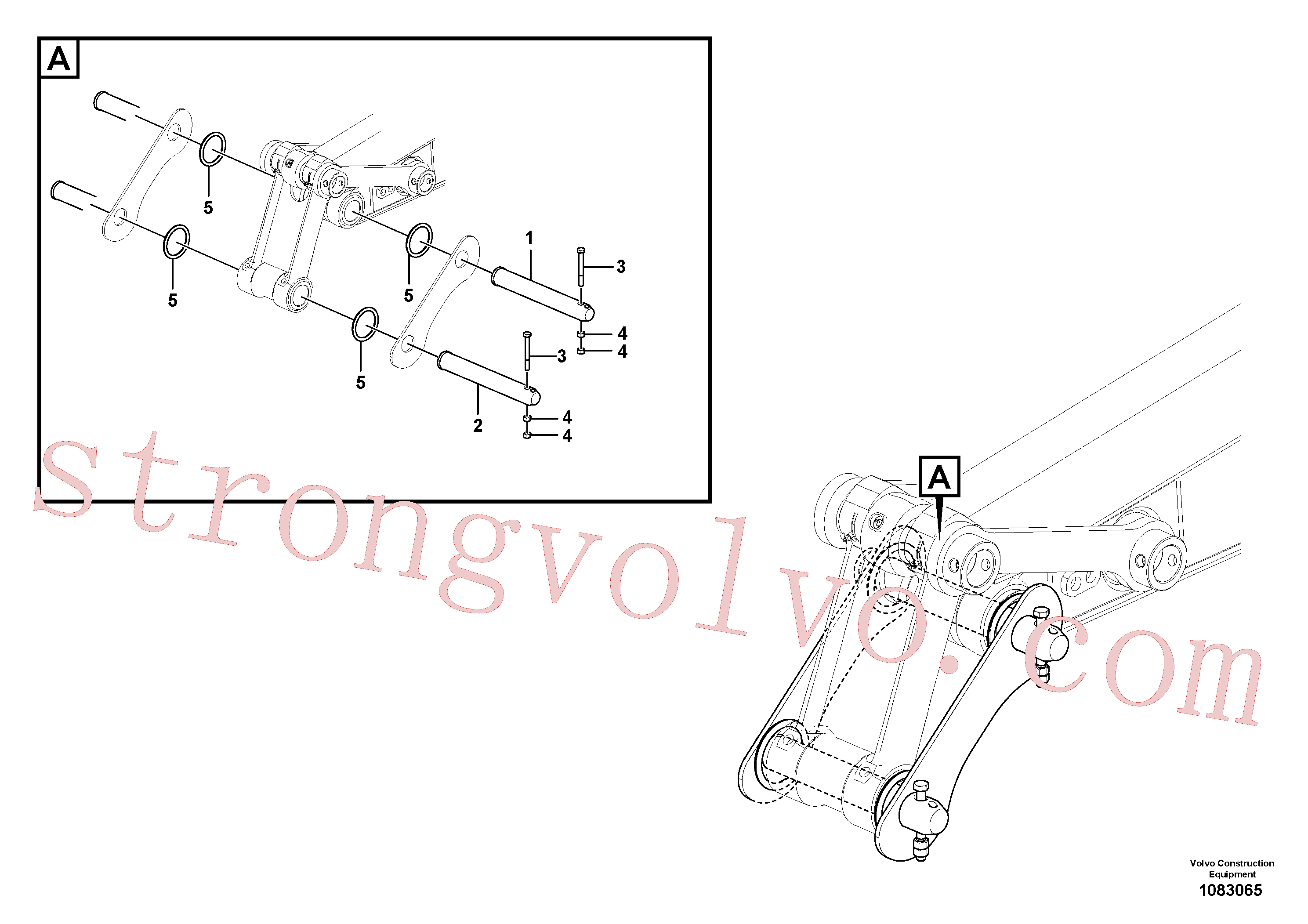 VOE14510437 Volvo Tirantes ao balde(1083065 Montagem)