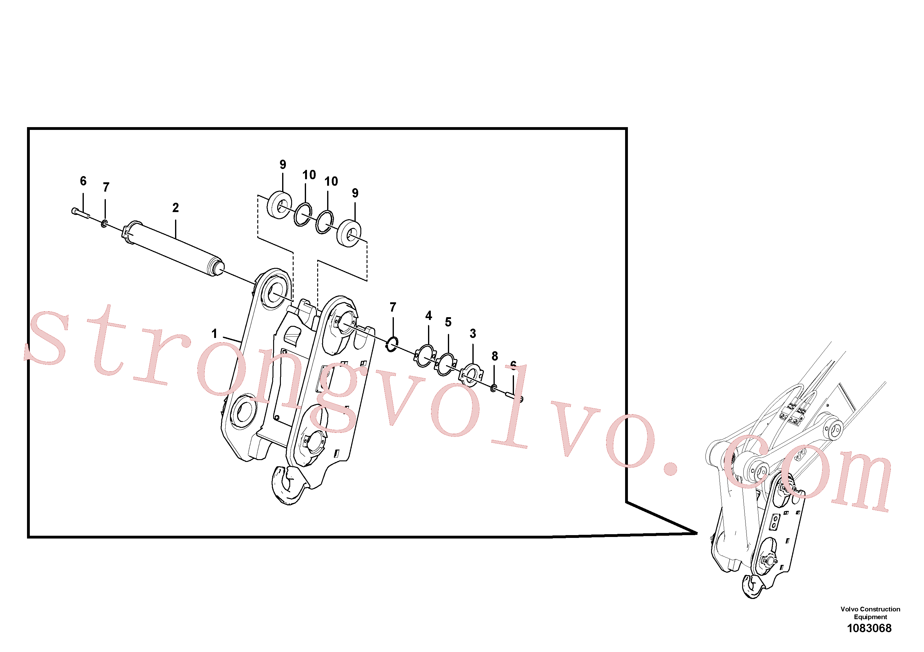 Volvo Montagem VOE14625592 Ring Acessórios