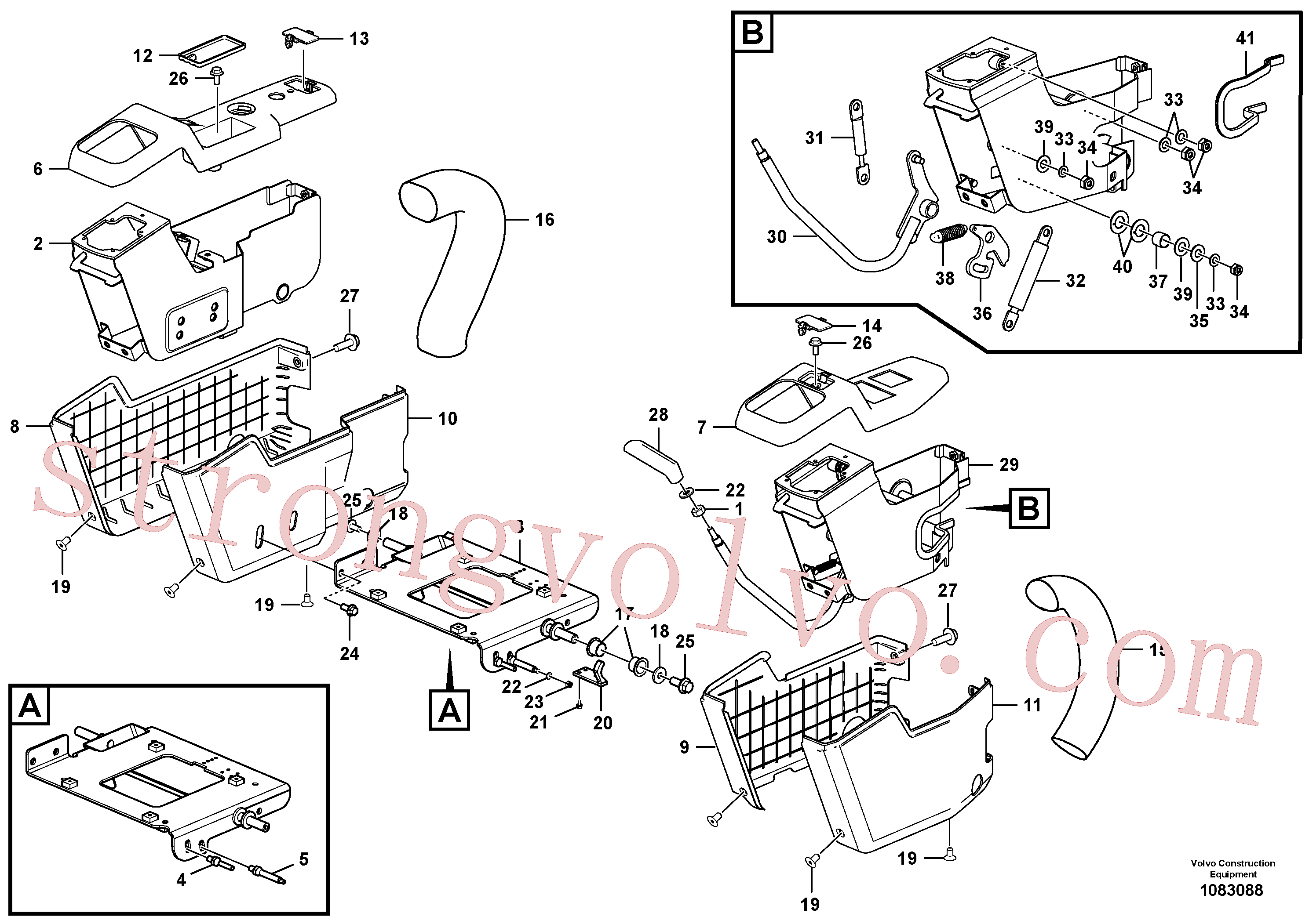 VOE945414 Volvo Painel de instrumentos, painel de comando(1083088 Montagem)