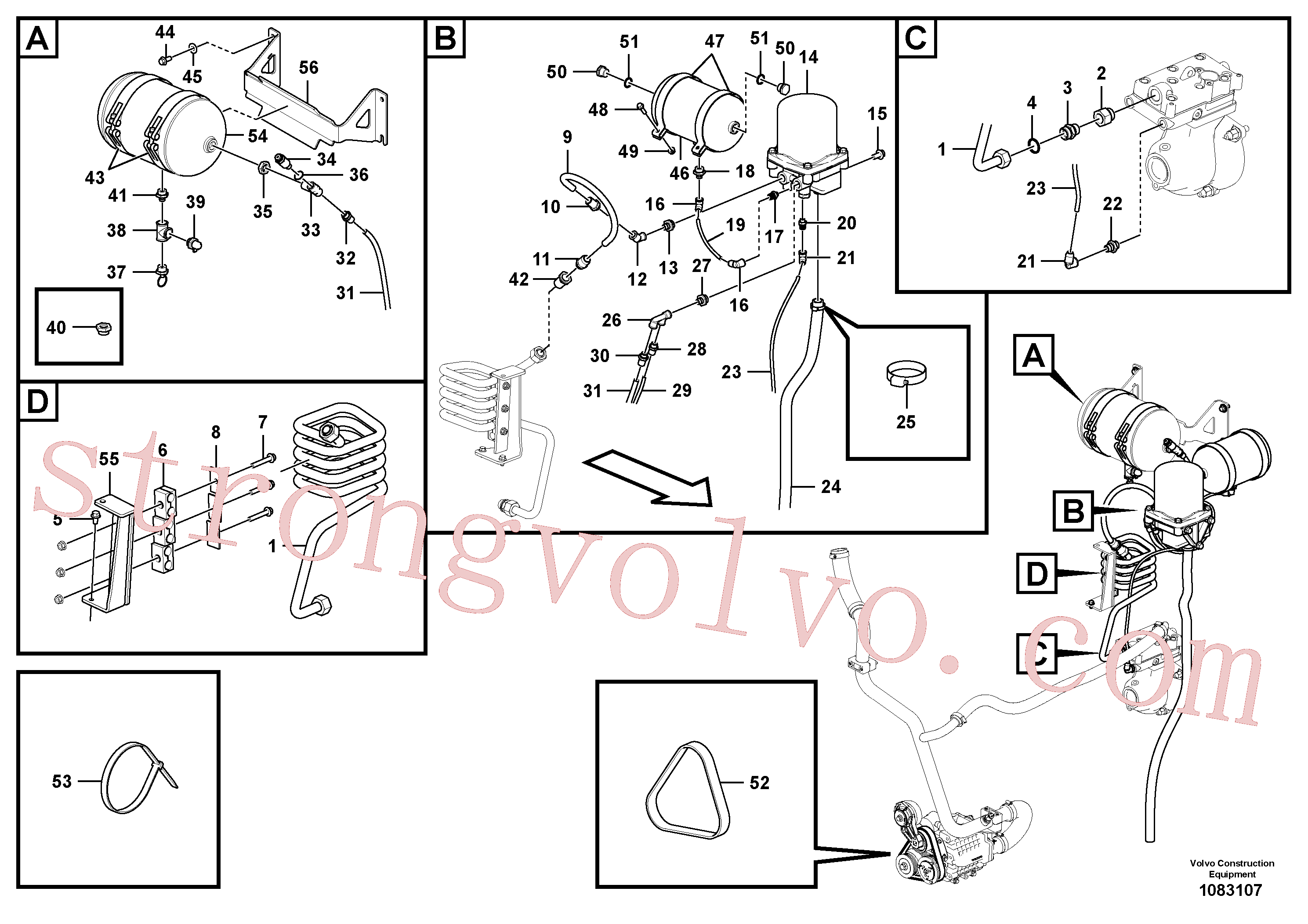 VOE13946817 Parafuso, Parafuso flangeado Volvo escavadeira