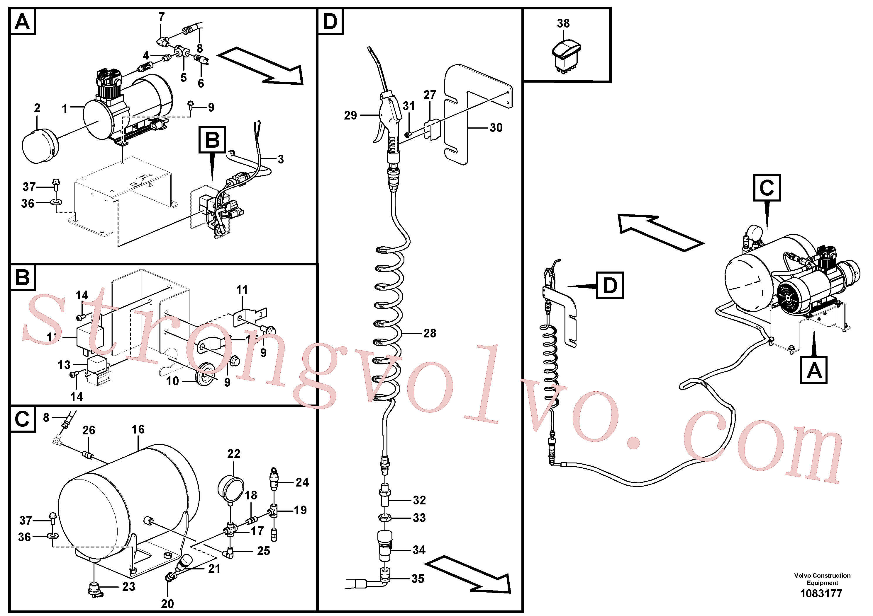 VOE14645603 Volvo(1083177 Montagem)