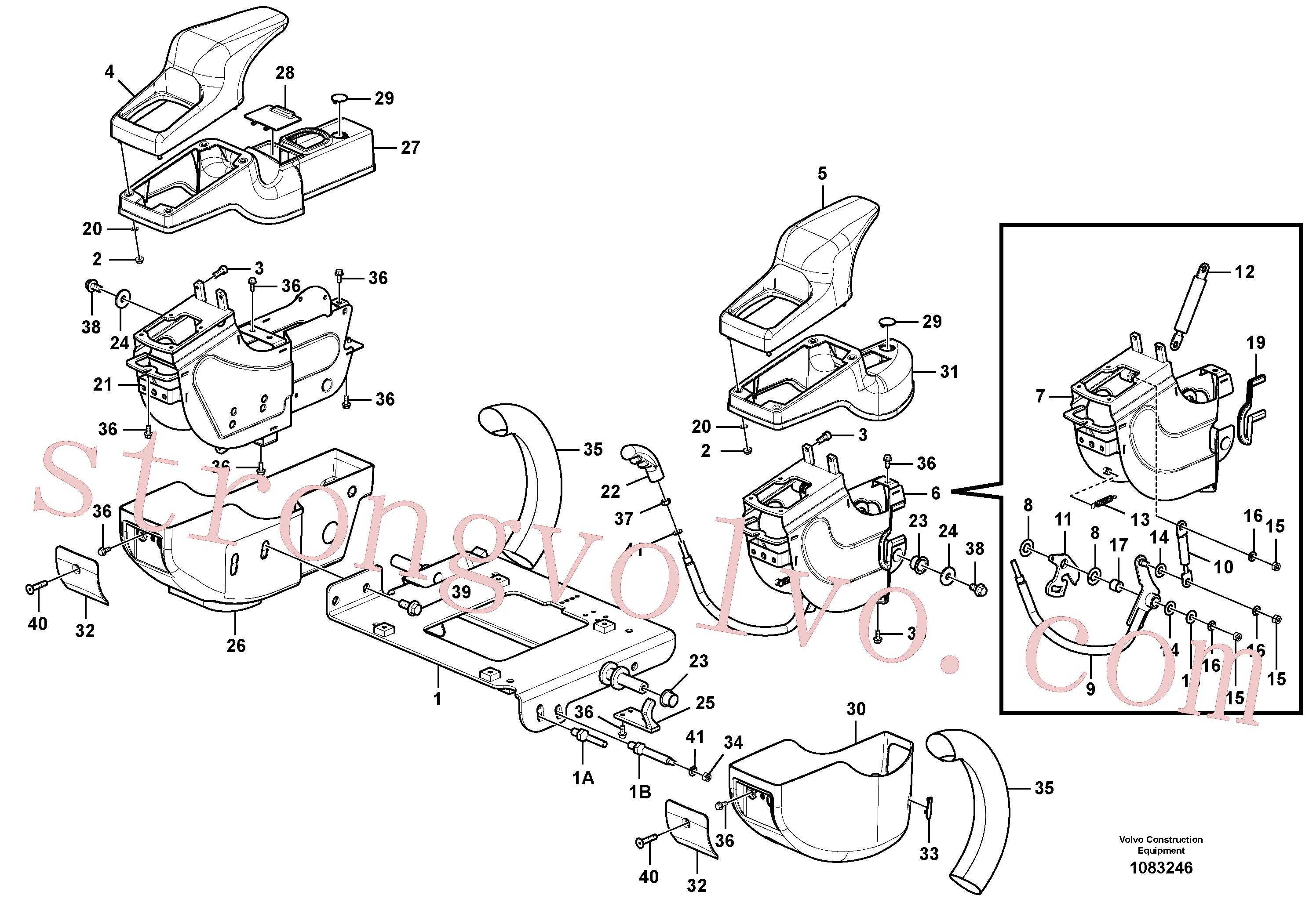 Volvo Montagem VOE14523097 Mola Acessórios