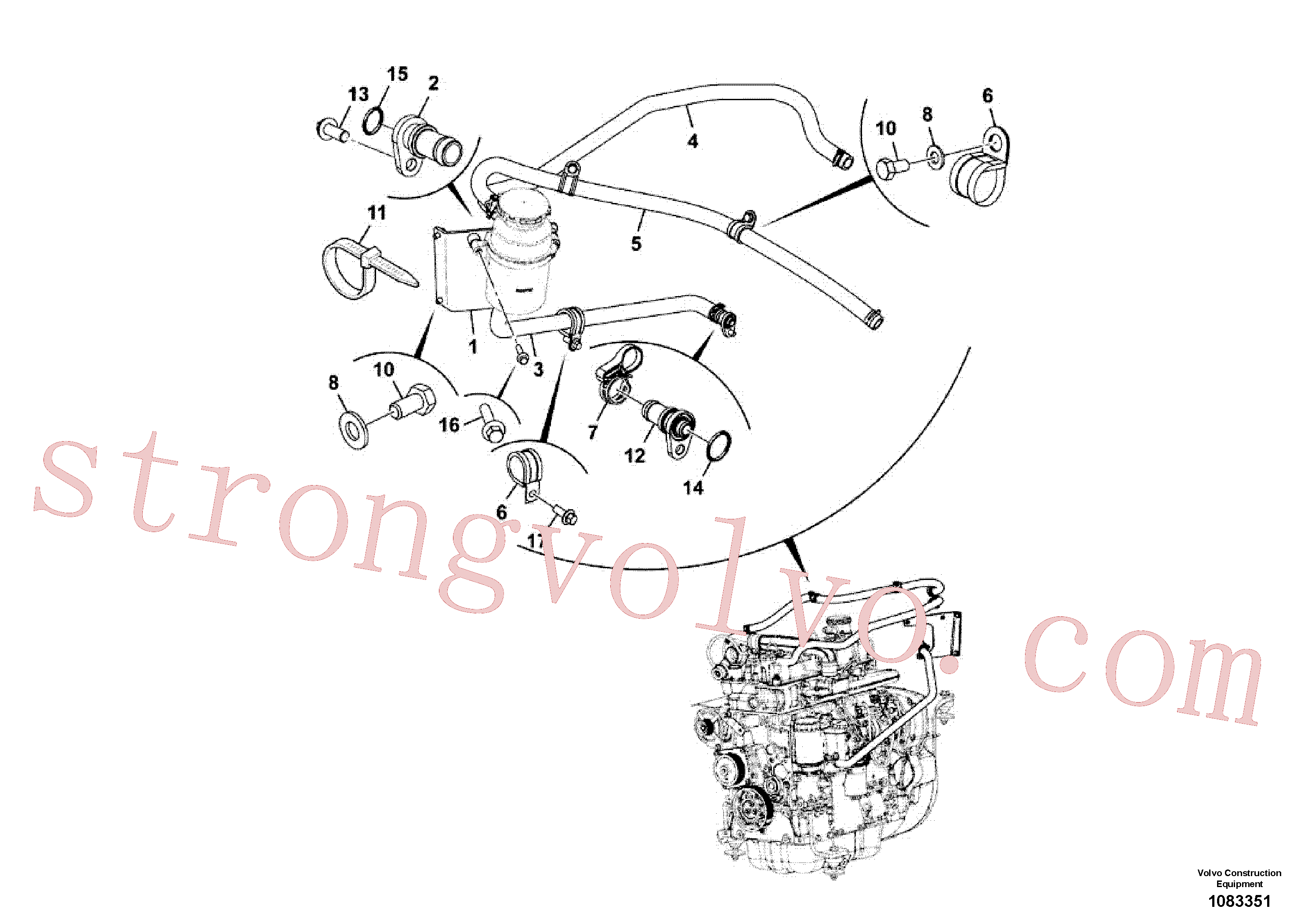 VOE16212100 Volvo(1083351 Montagem)