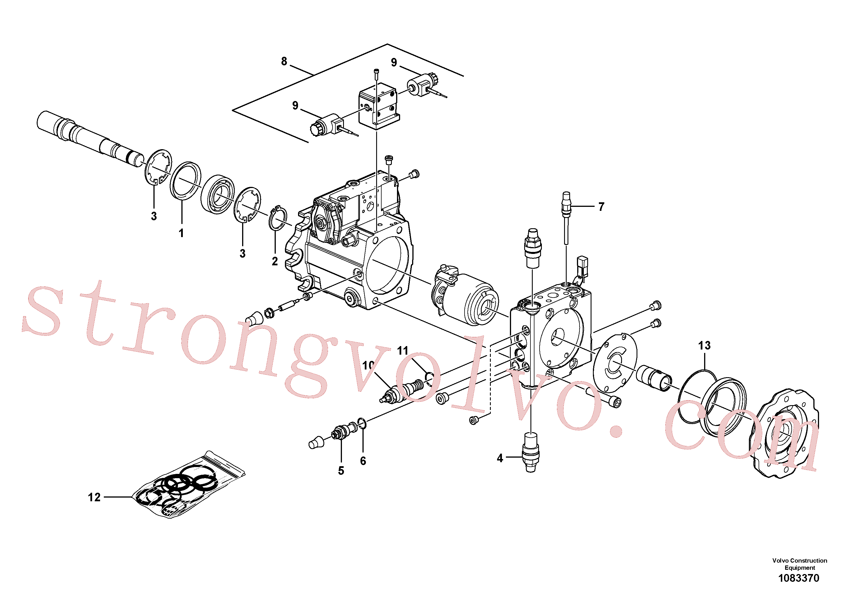 Volvo VOE11715187 Anel-o Volvo Acessórios para escavadeira