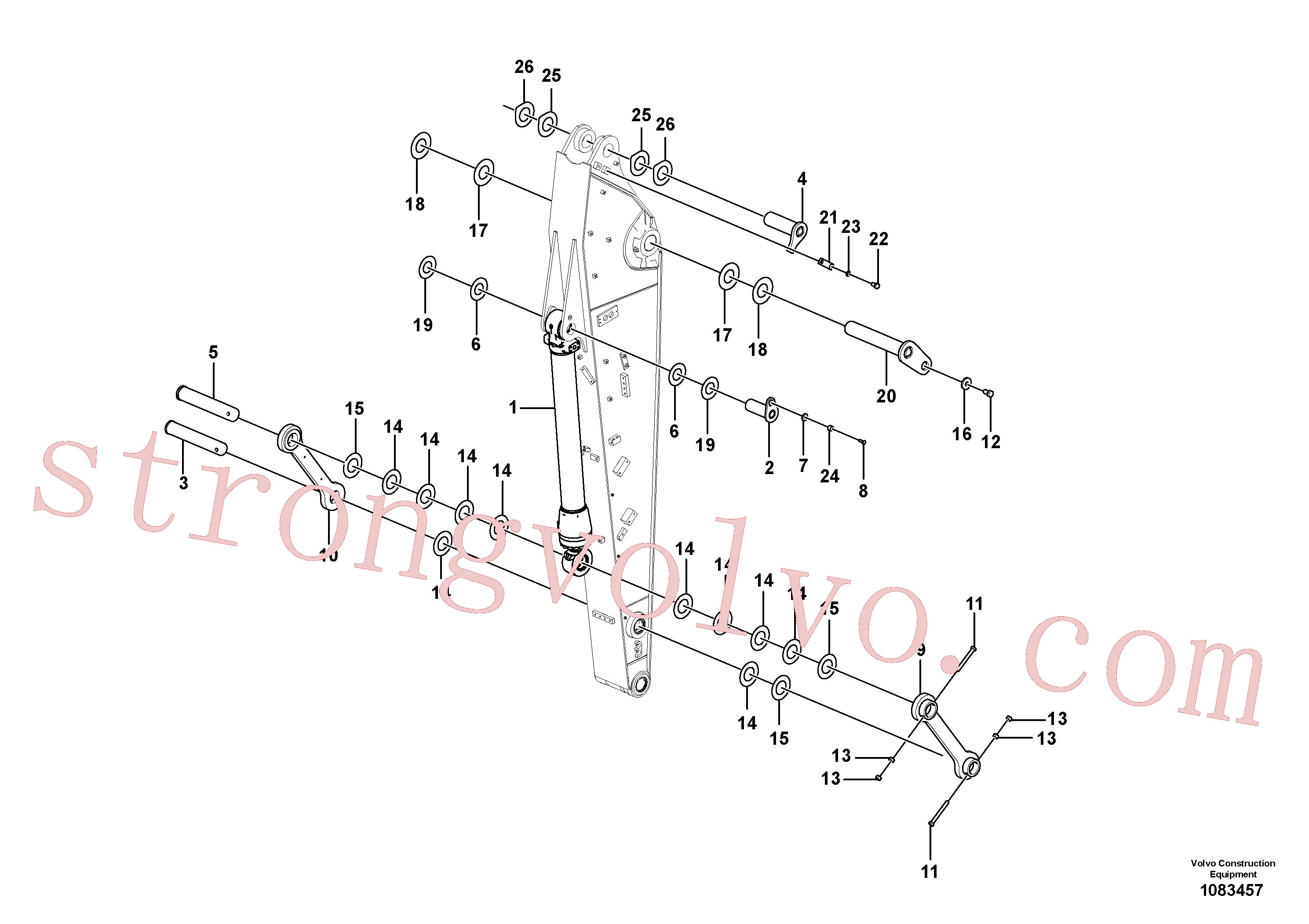 VOE14571401 Volvo Elos do braço de afundamento(1083457 Montagem)