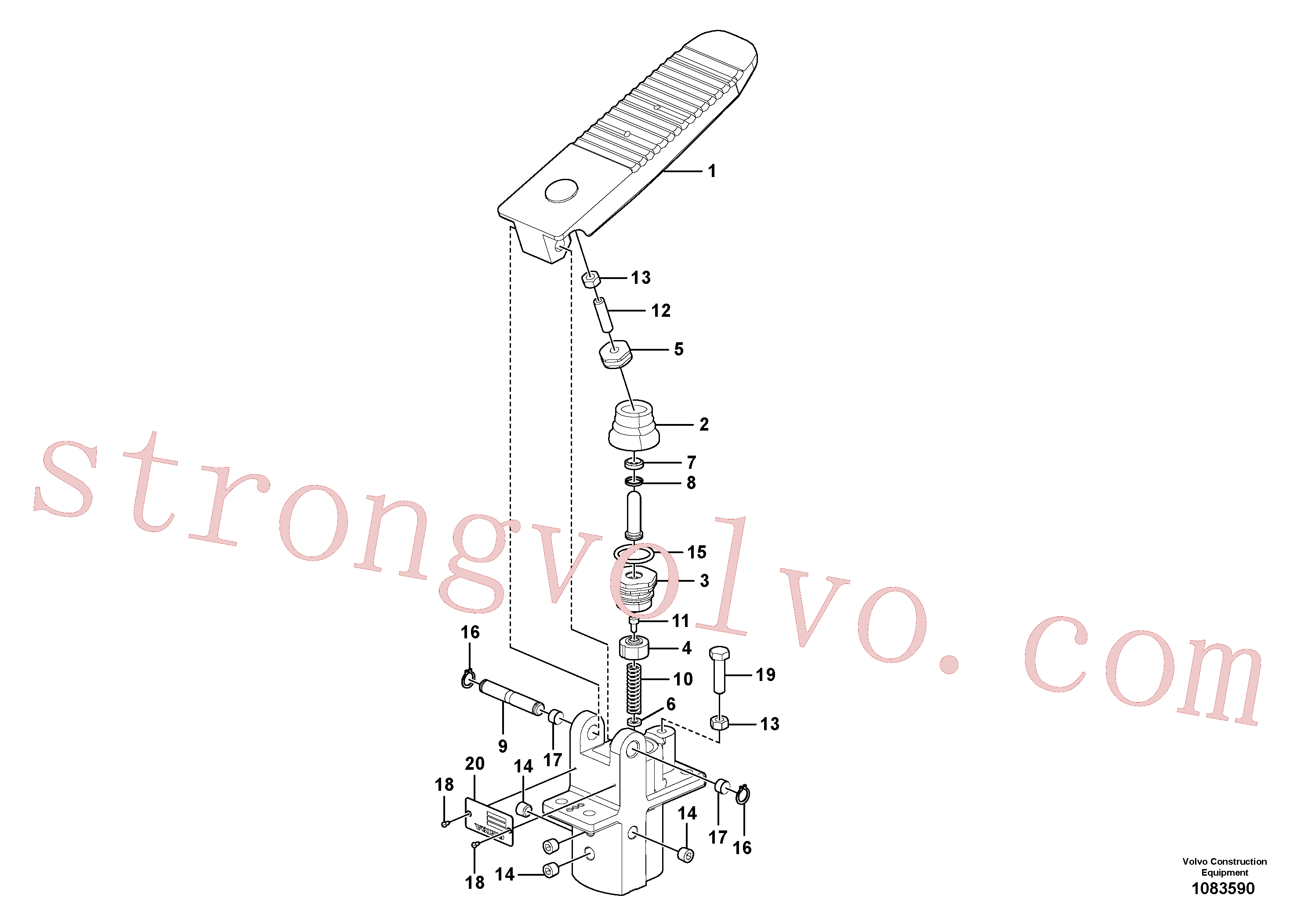 SA8230-19400 Volvo(1083590 Montagem)