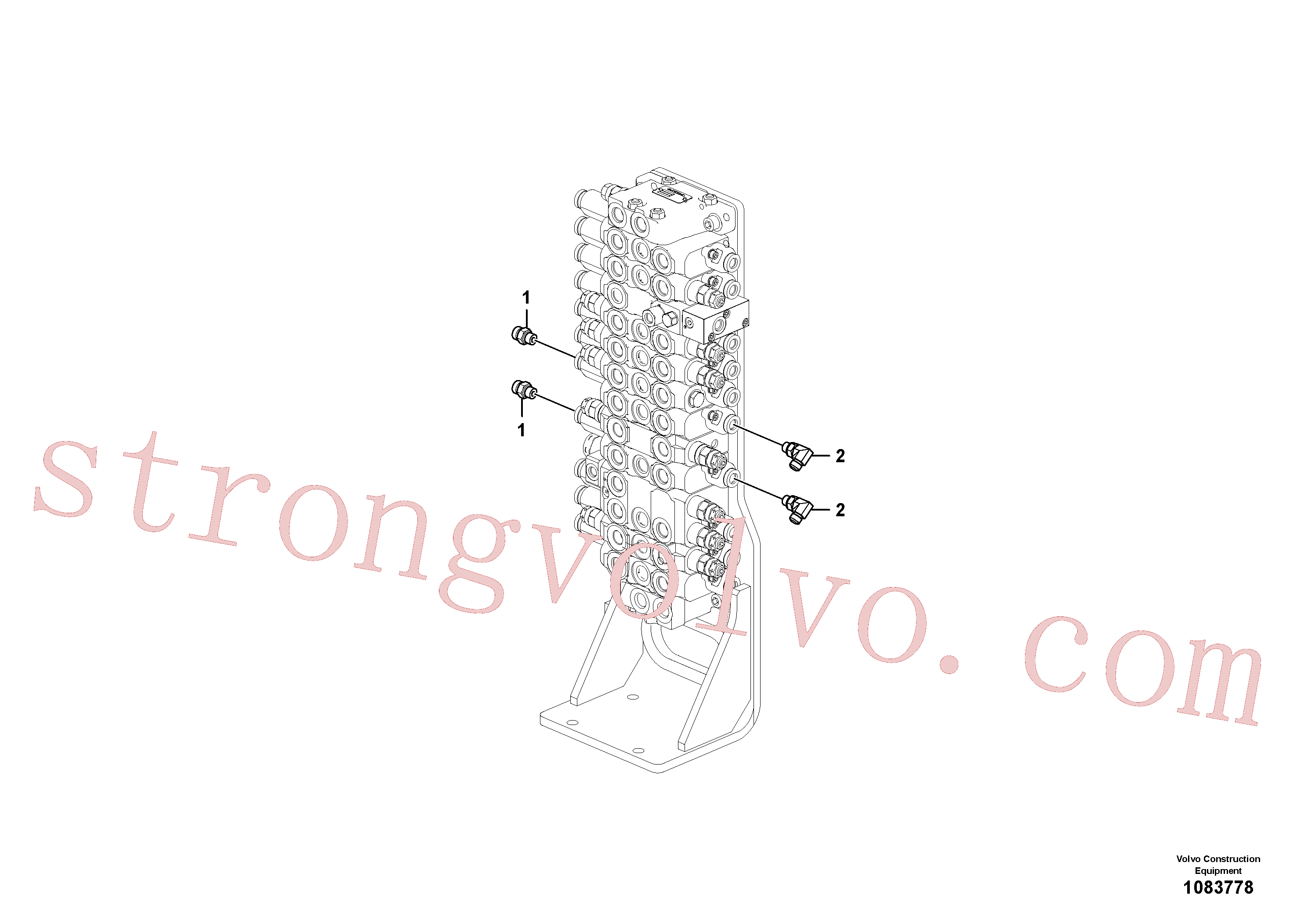 VOE14587171 Niple Volvo escavadeira
