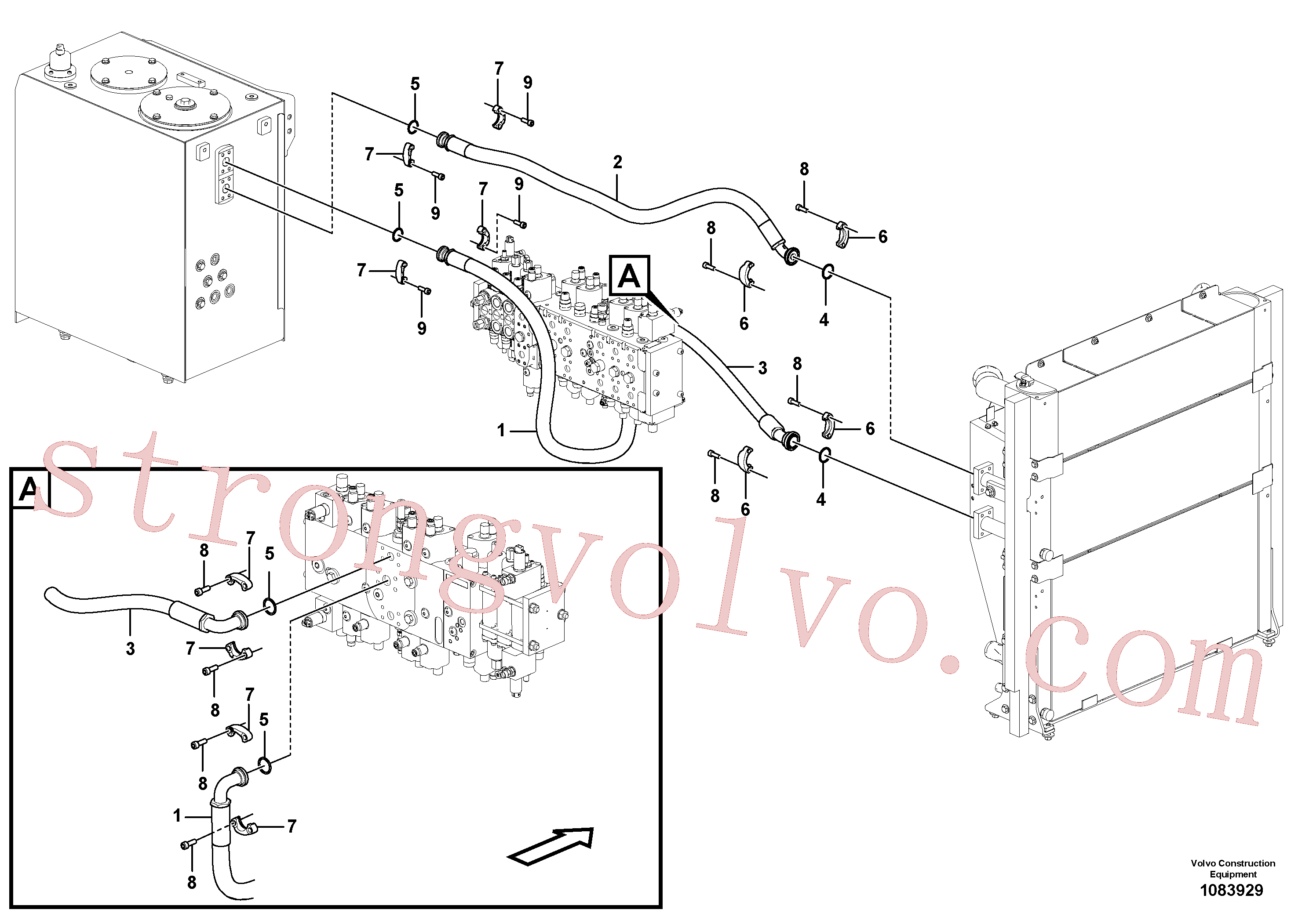 Volvo VOE15800446 Rockmaster/1SC Volvo Acessórios para escavadeira