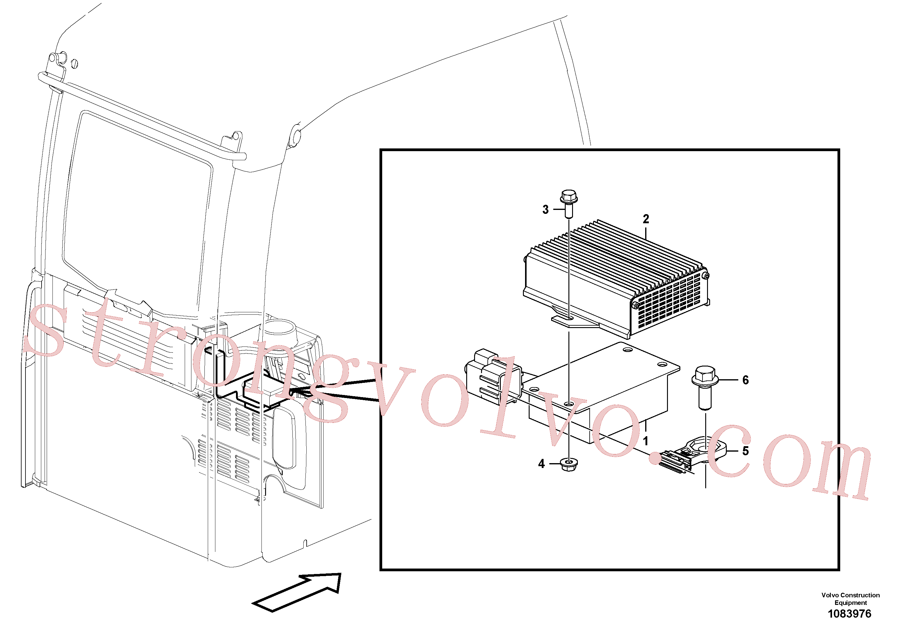 China Made VOE20724977 Transformador voltagem Volvo Acessórios para escavadeira