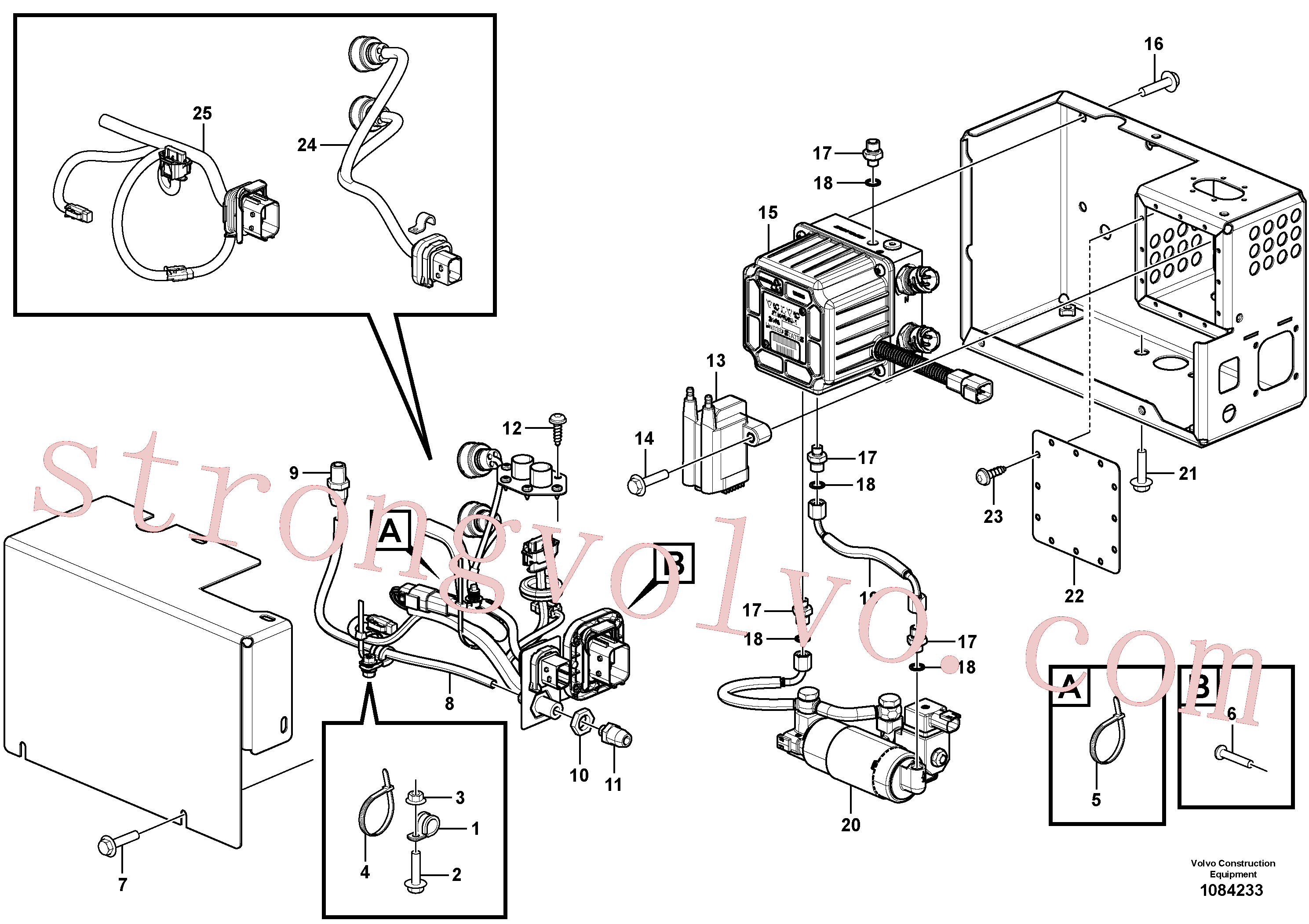 VOE963947 Volvo Unidade de suporte de pós-tratamento(1084233 Montagem)