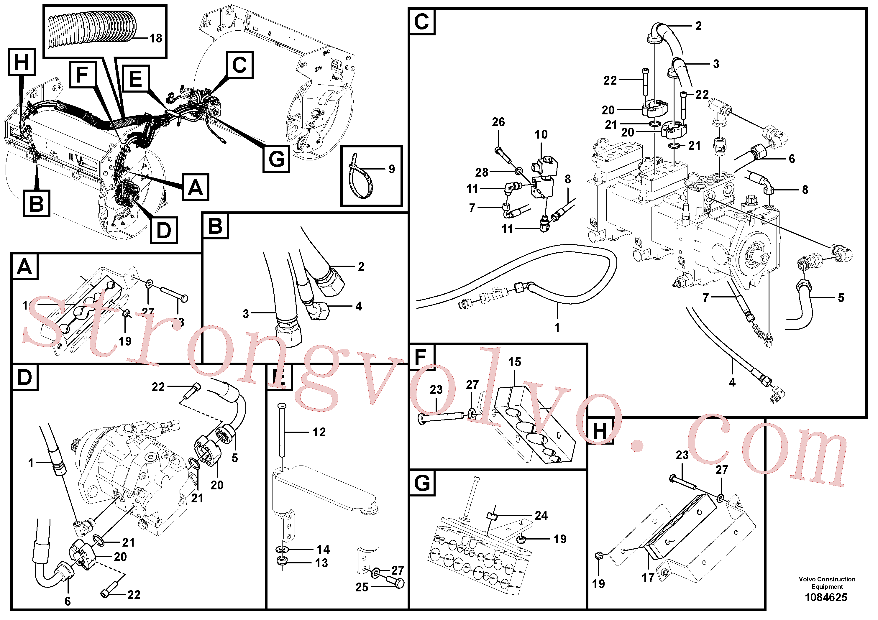 VOE15039065 Volvo(1084625 Montagem)