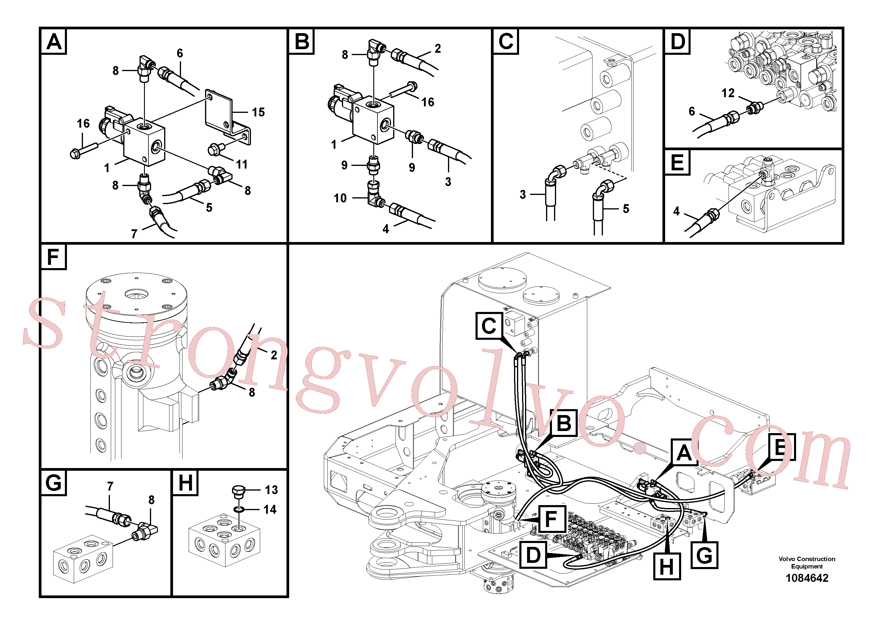 Atacado VOE14576752 Bobina Volvo escavadeira