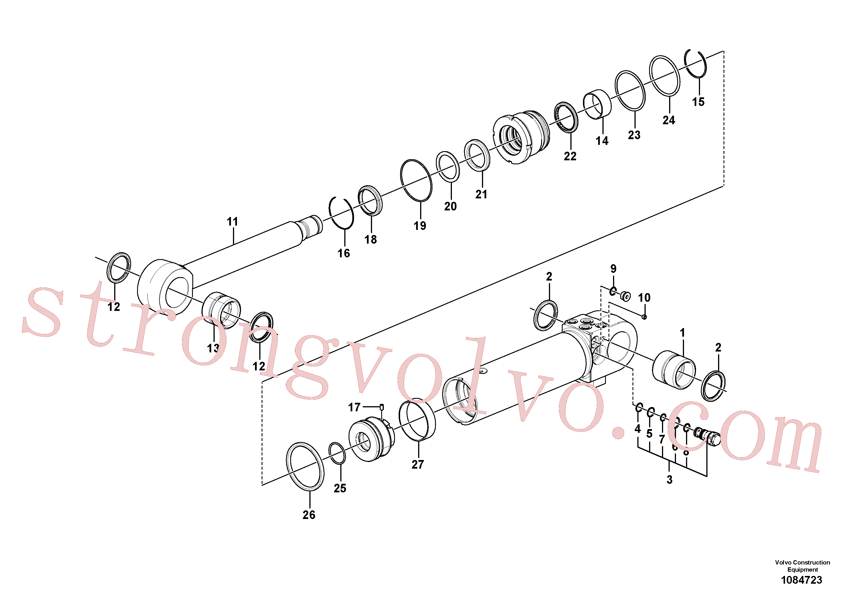 Volvo Montagem VOE14880761 Vedação Acessórios