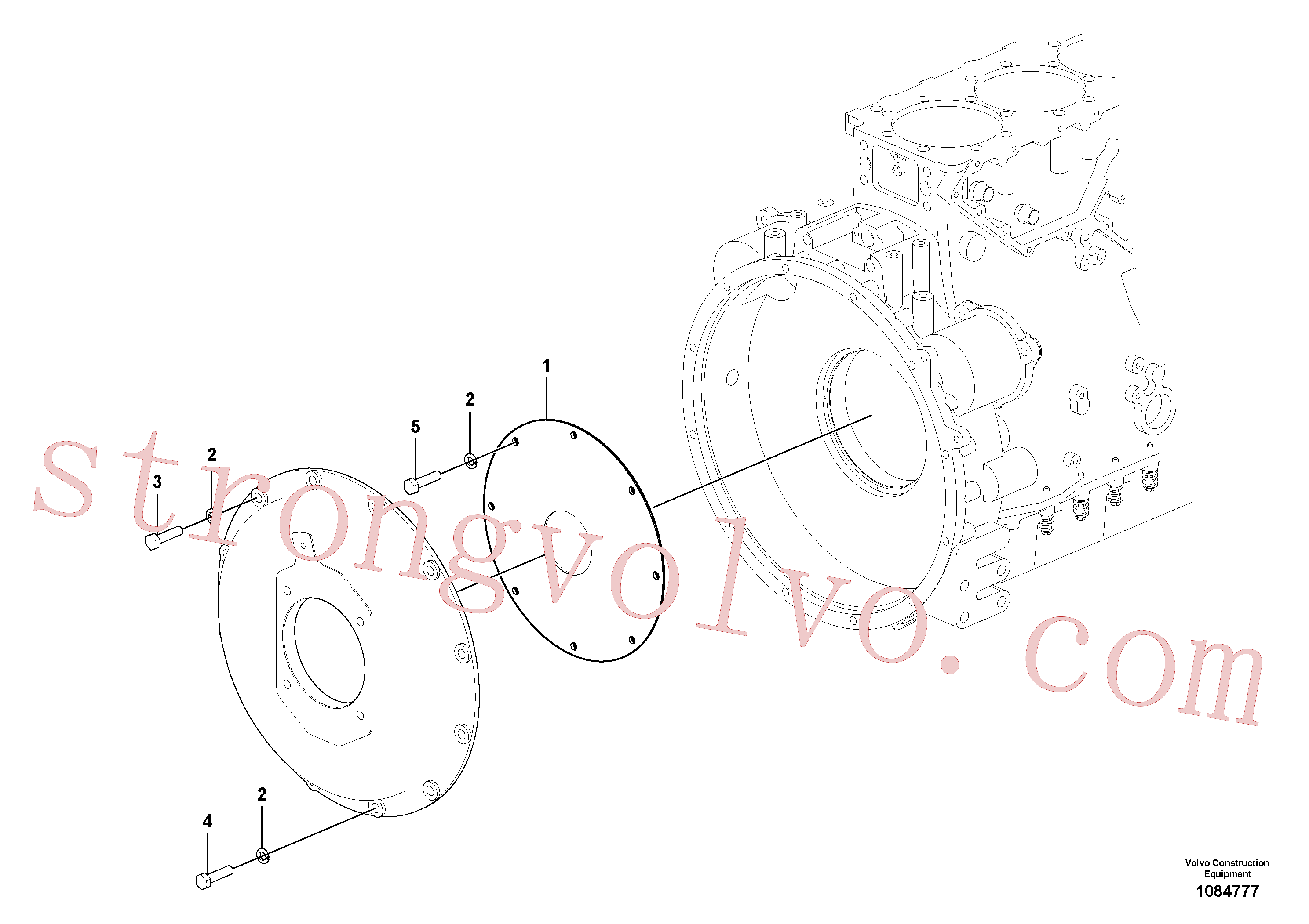 Atacado VOE993062 Parafuso sextavado Volvo escavadeira