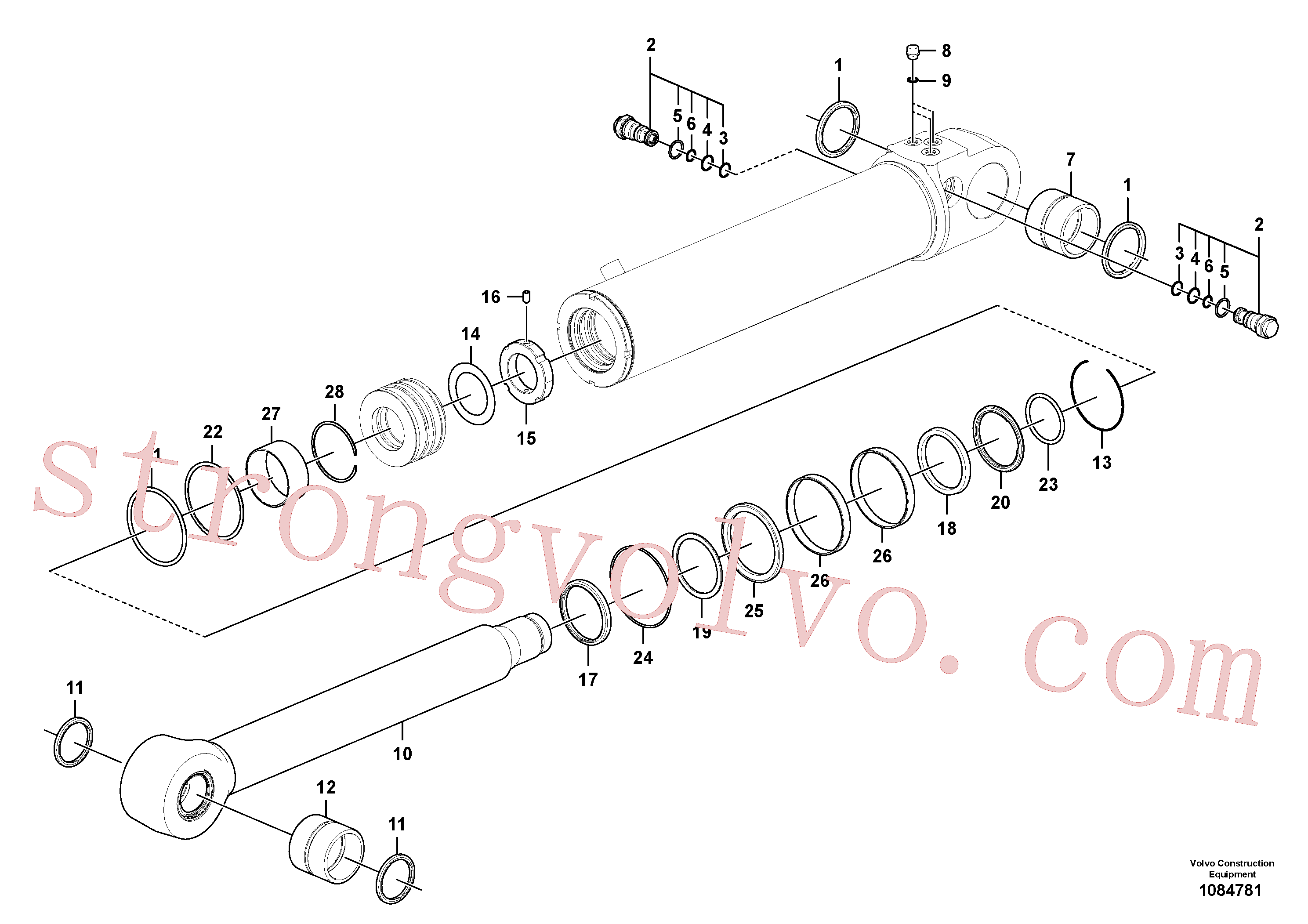 VOE990600 Volvo(1084781 Montagem)