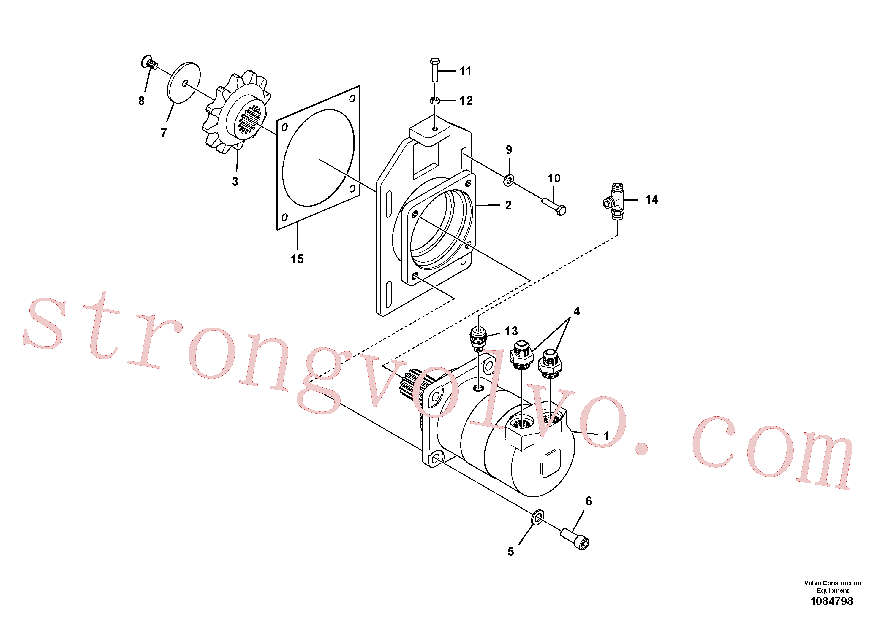 RM96705512 Parafuso soquete sext Inscreva-se para Volvo Acessórios para escavadeira