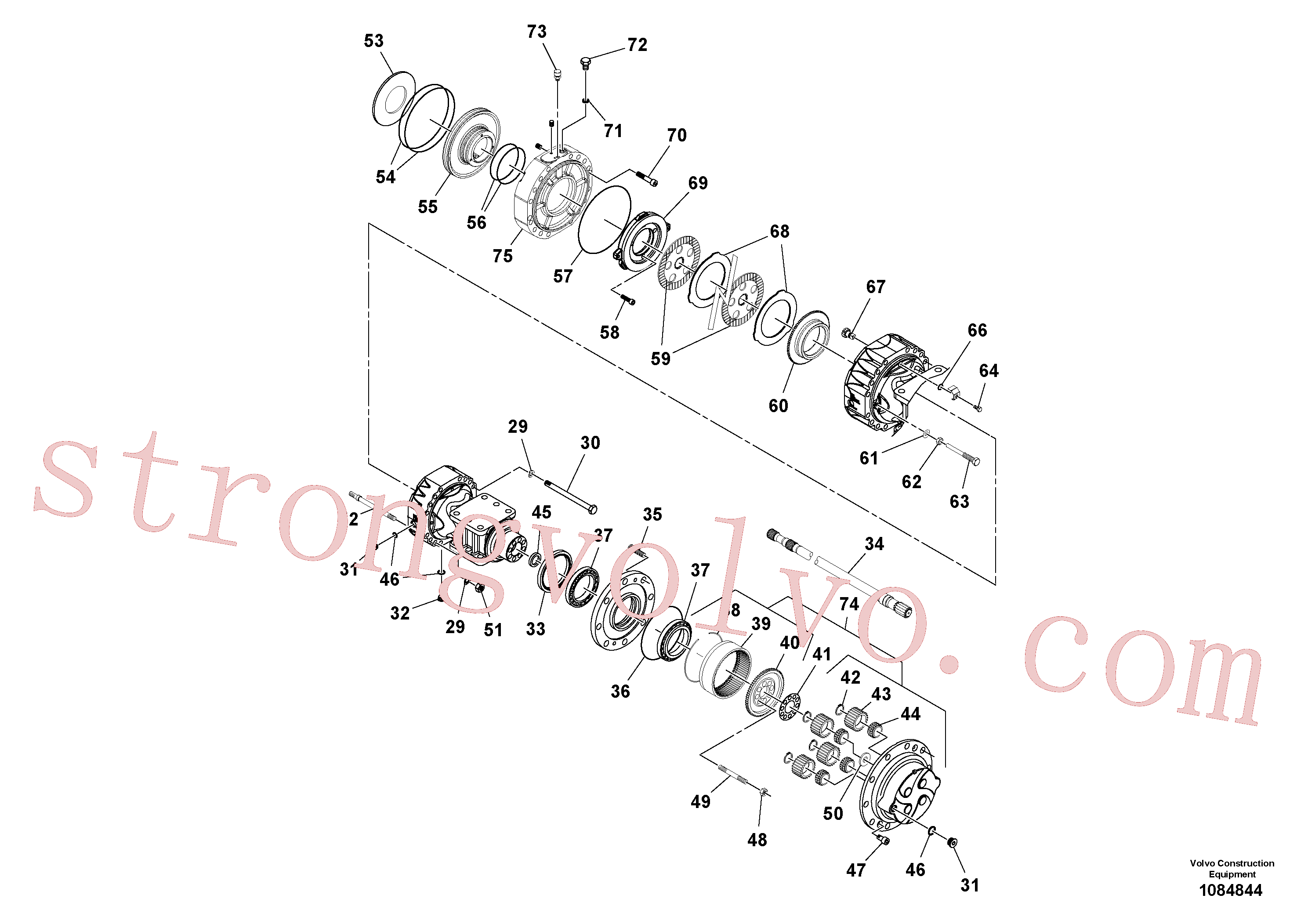 RM59146670 Volvo Eixo(1084844 Montagem)