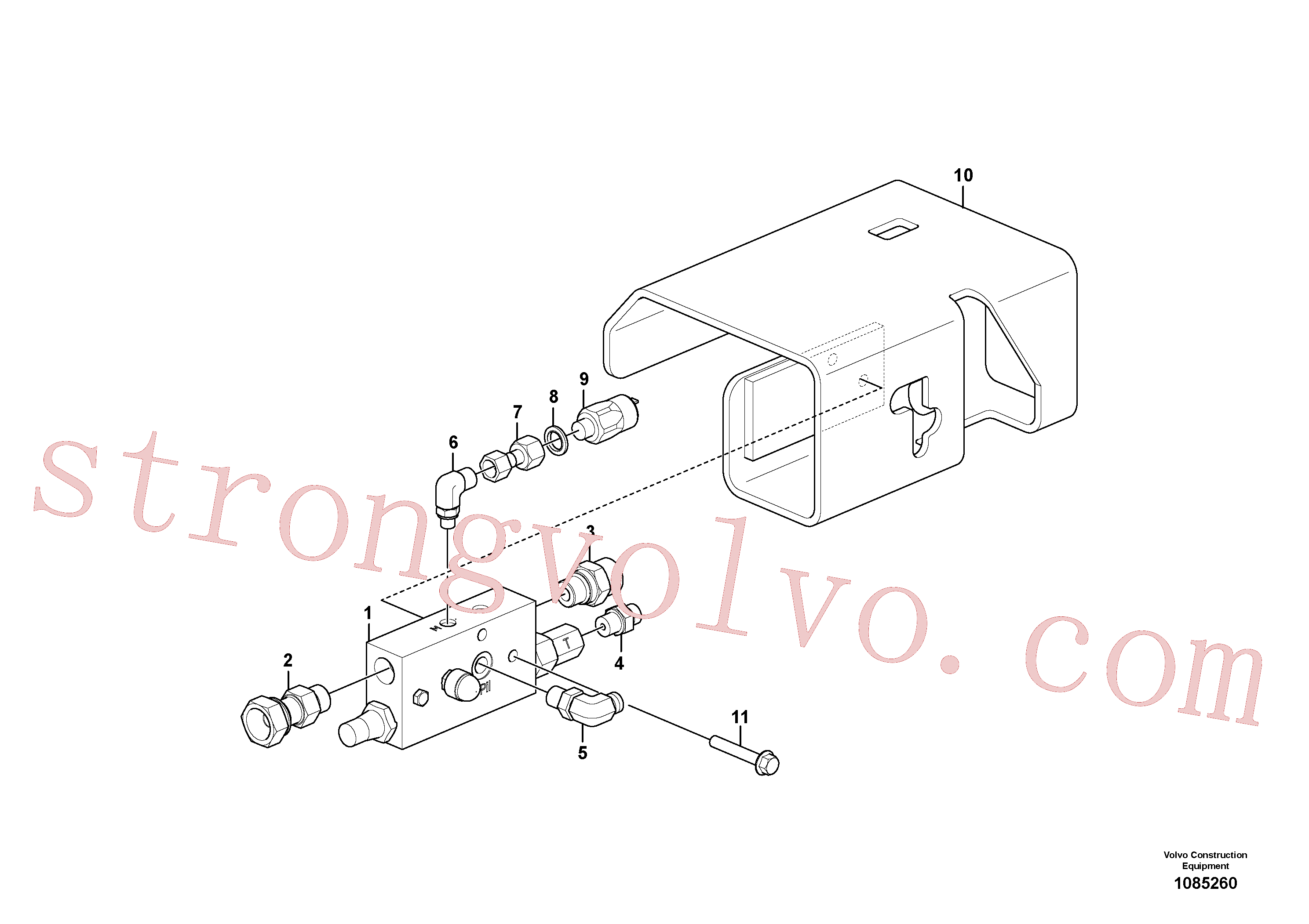 Volvo PJ5130078 Sensor Volvo Acessórios para escavadeira