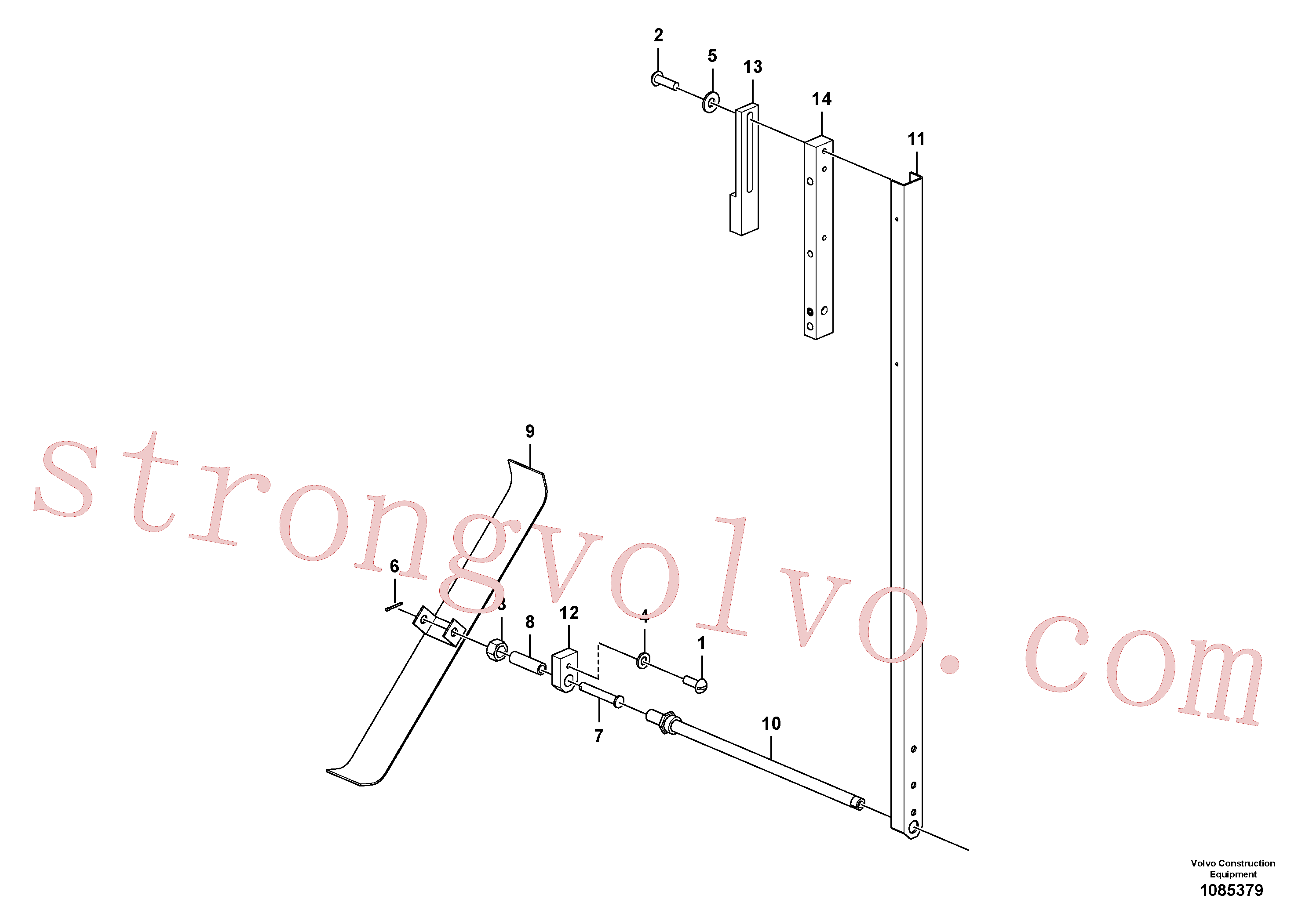 RM95924049 Chaveta fendida Inscreva-se para Volvo Acessórios para escavadeira