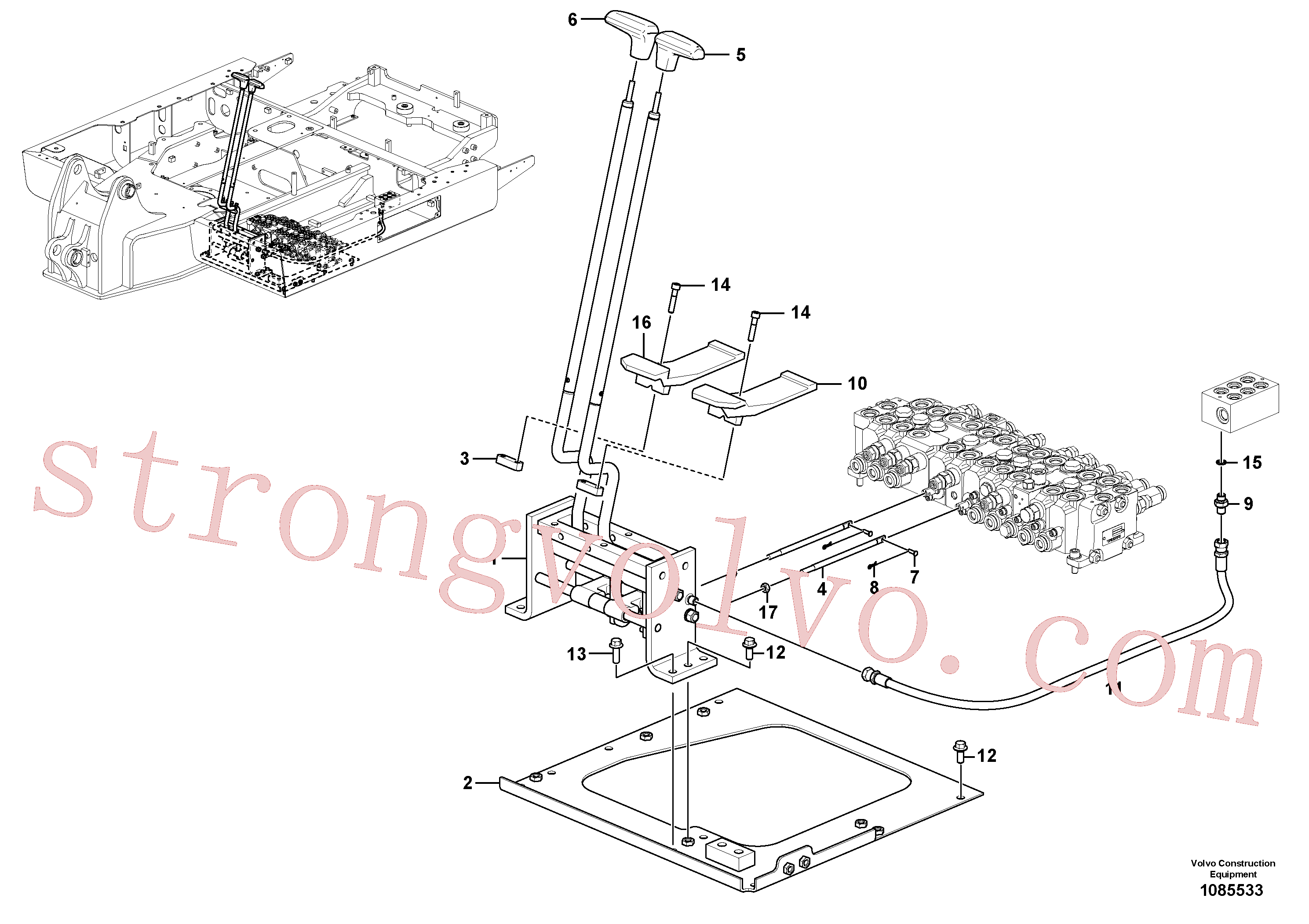 VOE14883806 Niple Volvo escavadeira