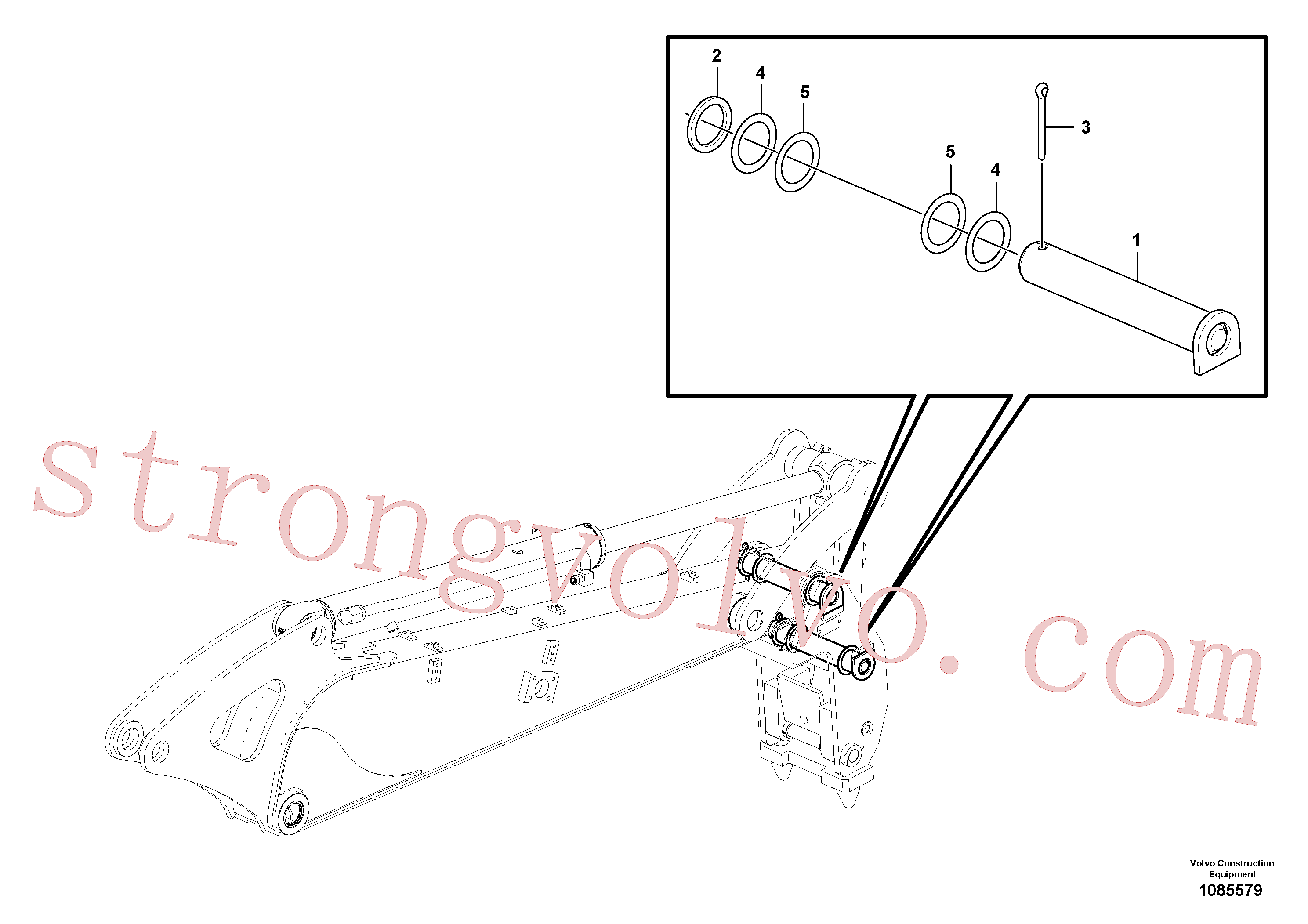VOE14546181 Volvo Tirantes ao balde(1085579 Montagem)