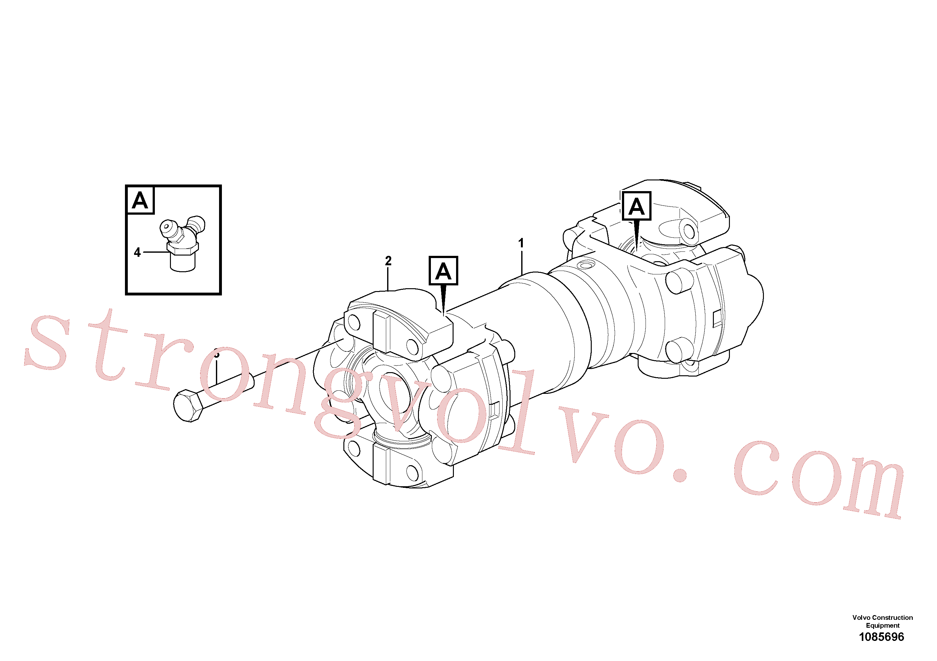VOE13946353 Volvo Veio de hélice(1085696 Montagem)
