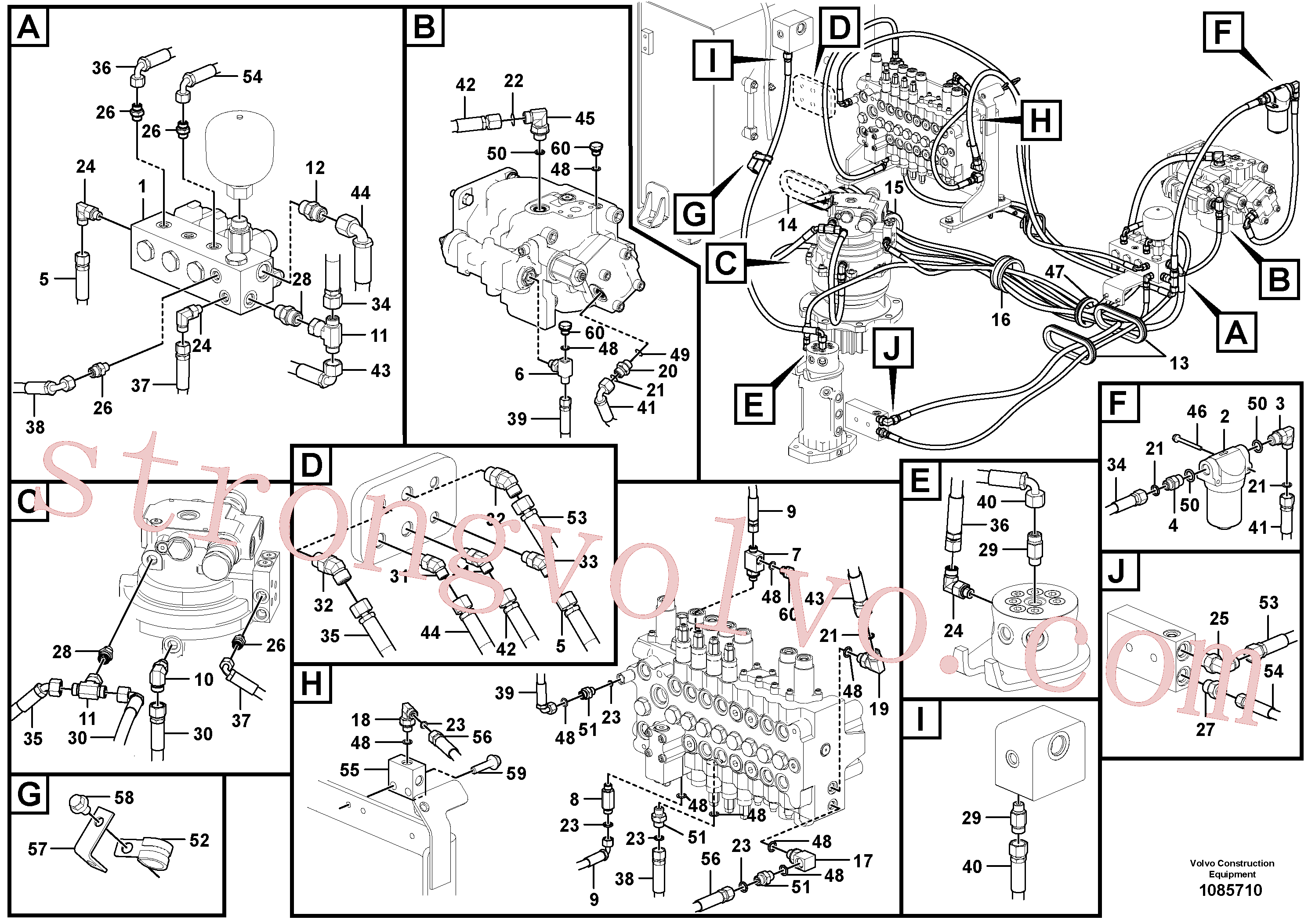 Volvo Acessórios para escavadeira VOE14587039 Passa muro Acessórios