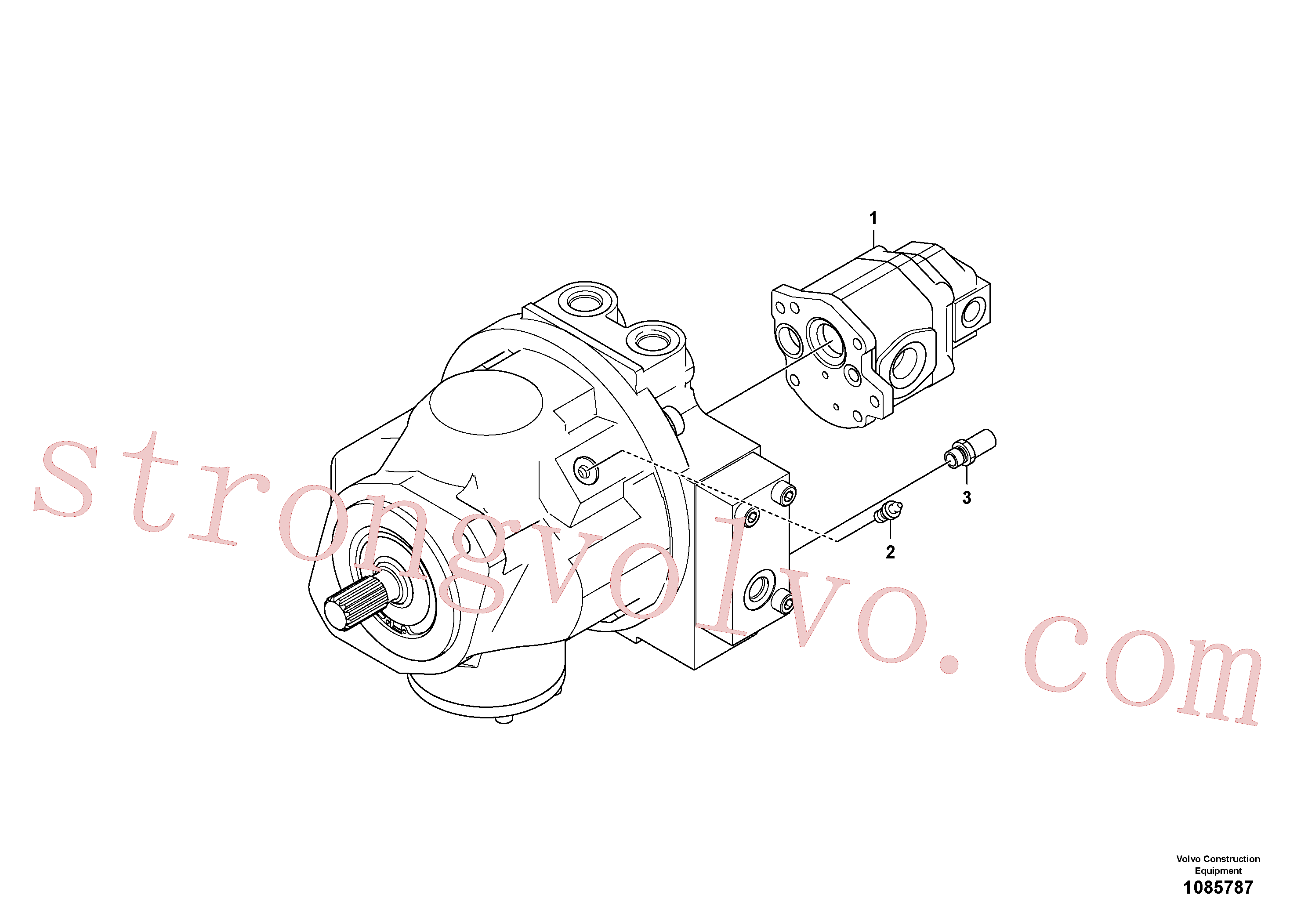VOE14679938 Volvo Bomba hidráulica(1085787 Montagem)
