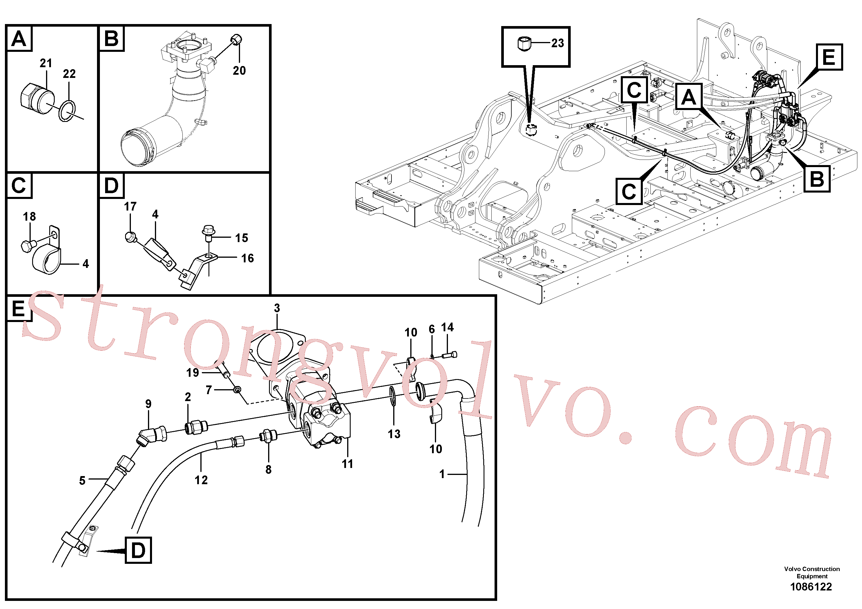 China Made VOE14671408 Bomba a engrenagem Volvo Acessórios para escavadeira