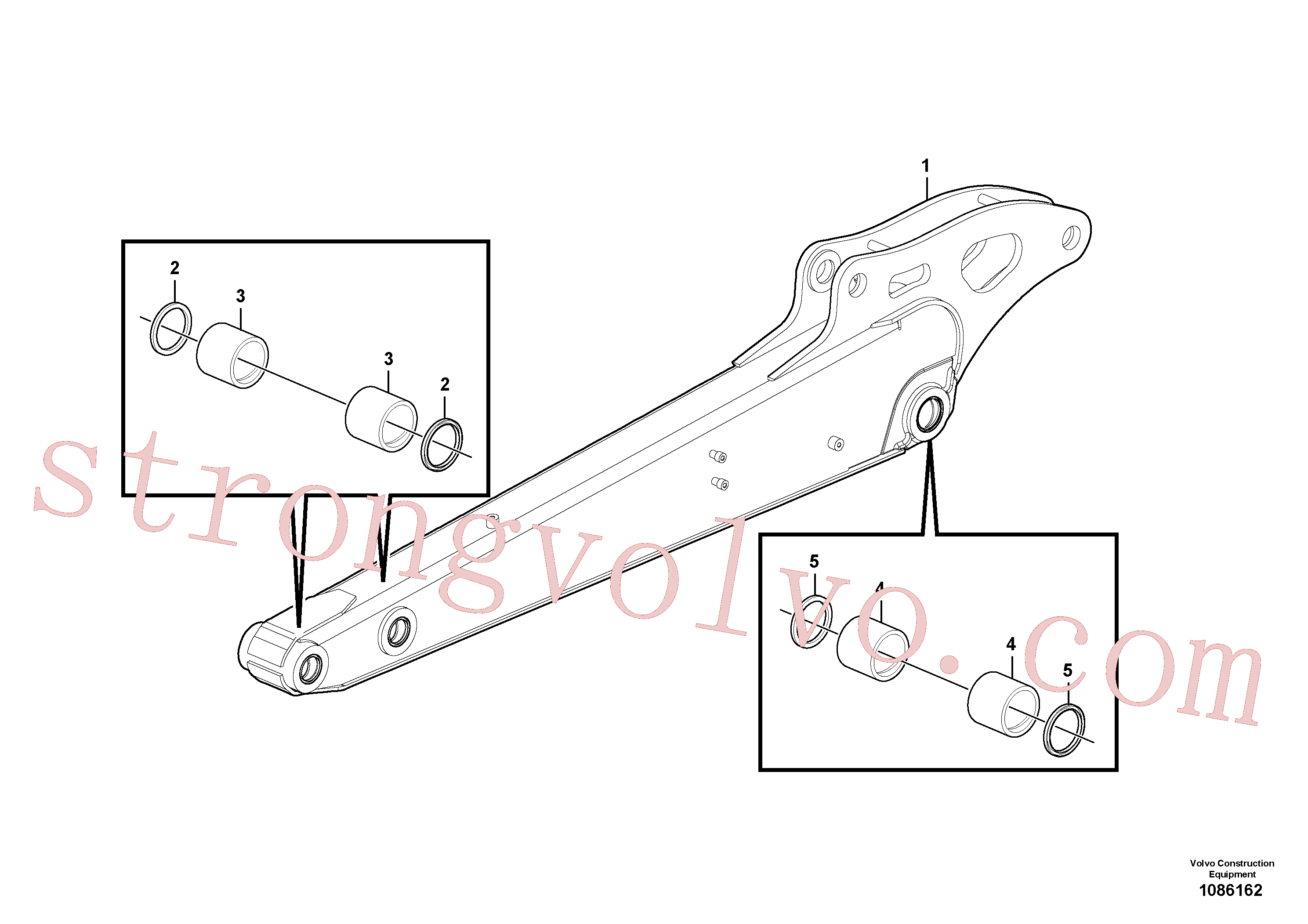 Volvo VOE11883936 Vedação Volvo Acessórios para escavadeira