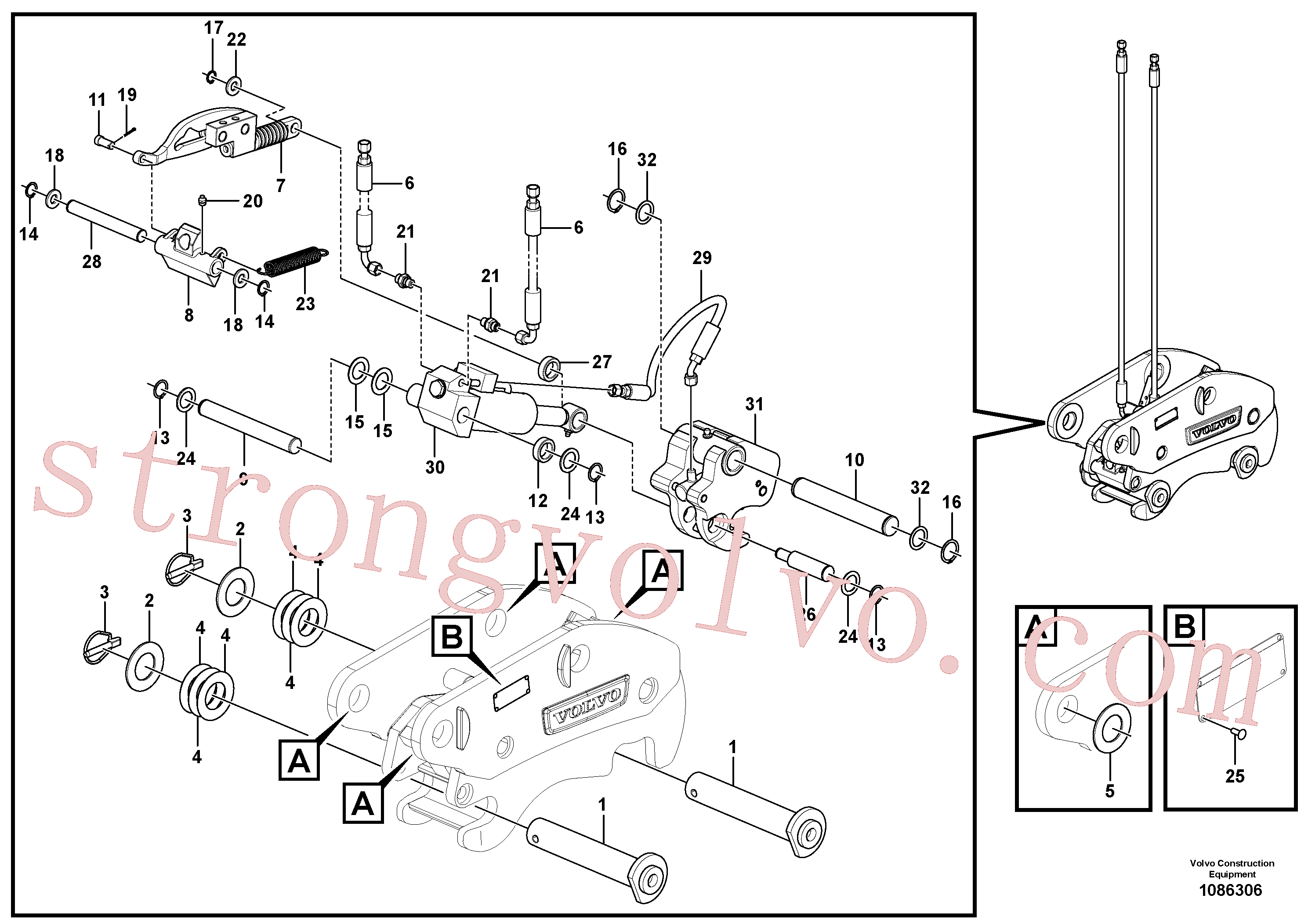 VOE15412612 Volvo(1086306 Montagem)