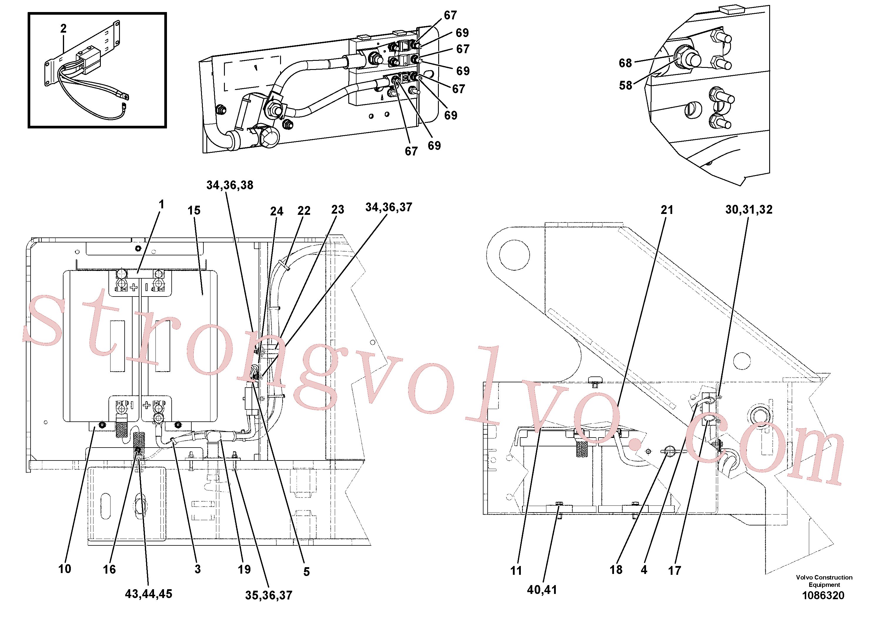 RM13943014 Volvo Unidade de bateria(1086320 Montagem)