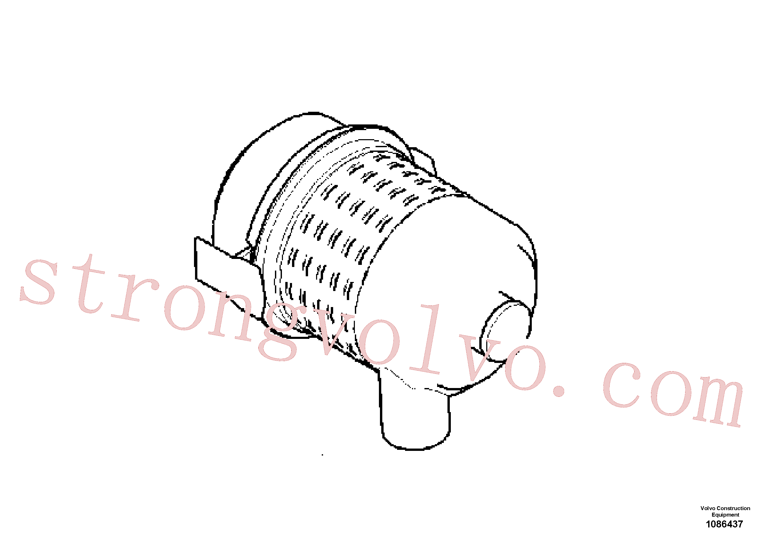 RM80804842 Volvo Purificador de ar(1086437 Montagem)