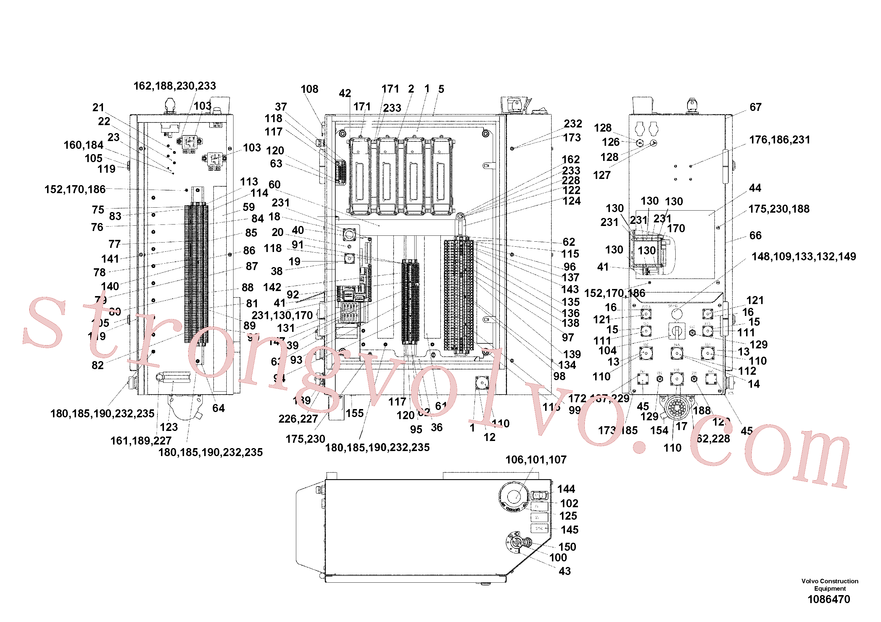 RM14082606 Volvo Distribuidor principal(1086470 Montagem)