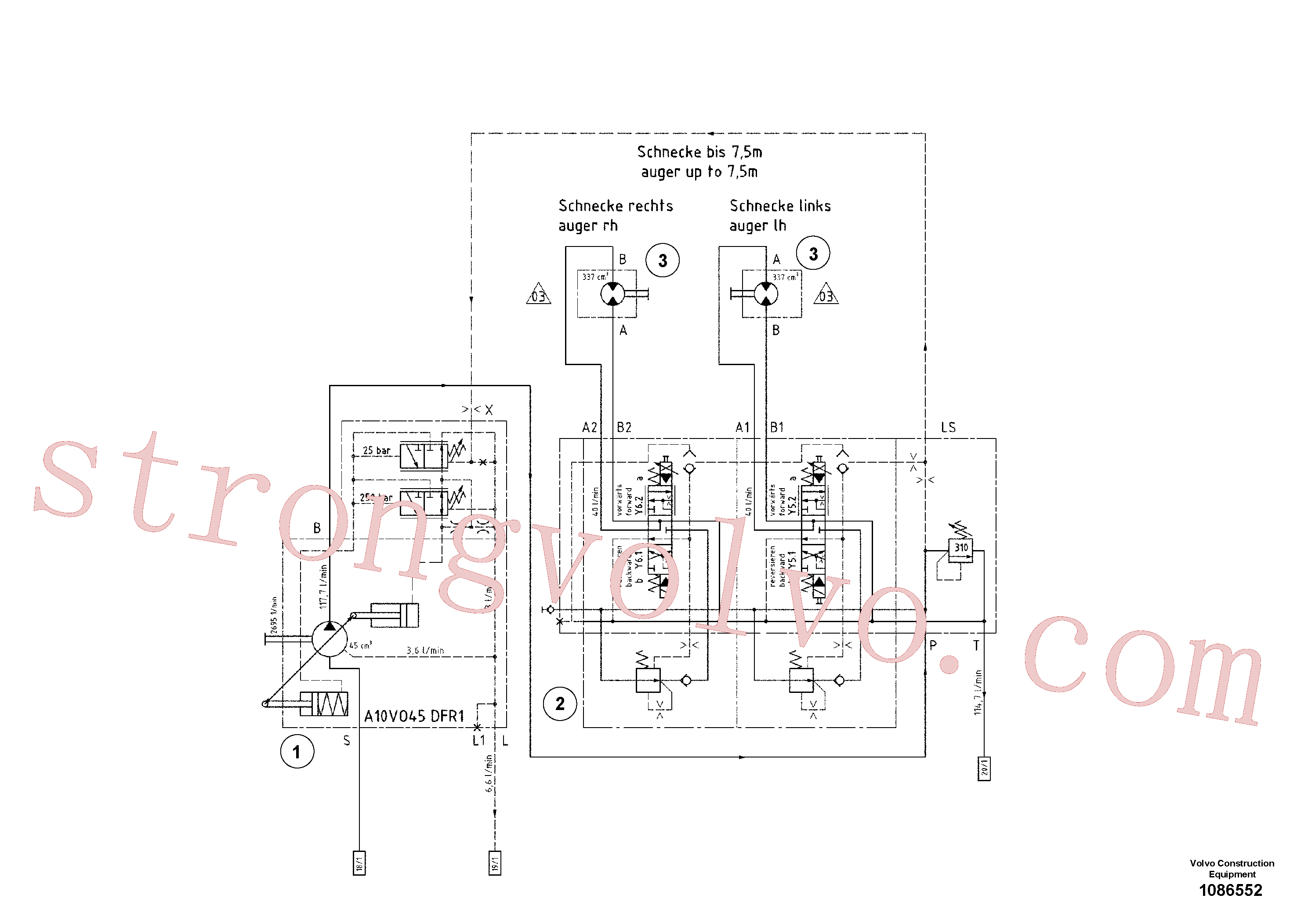 China Made RM80625015 Corpo da valvula Volvo Acessórios para escavadeira