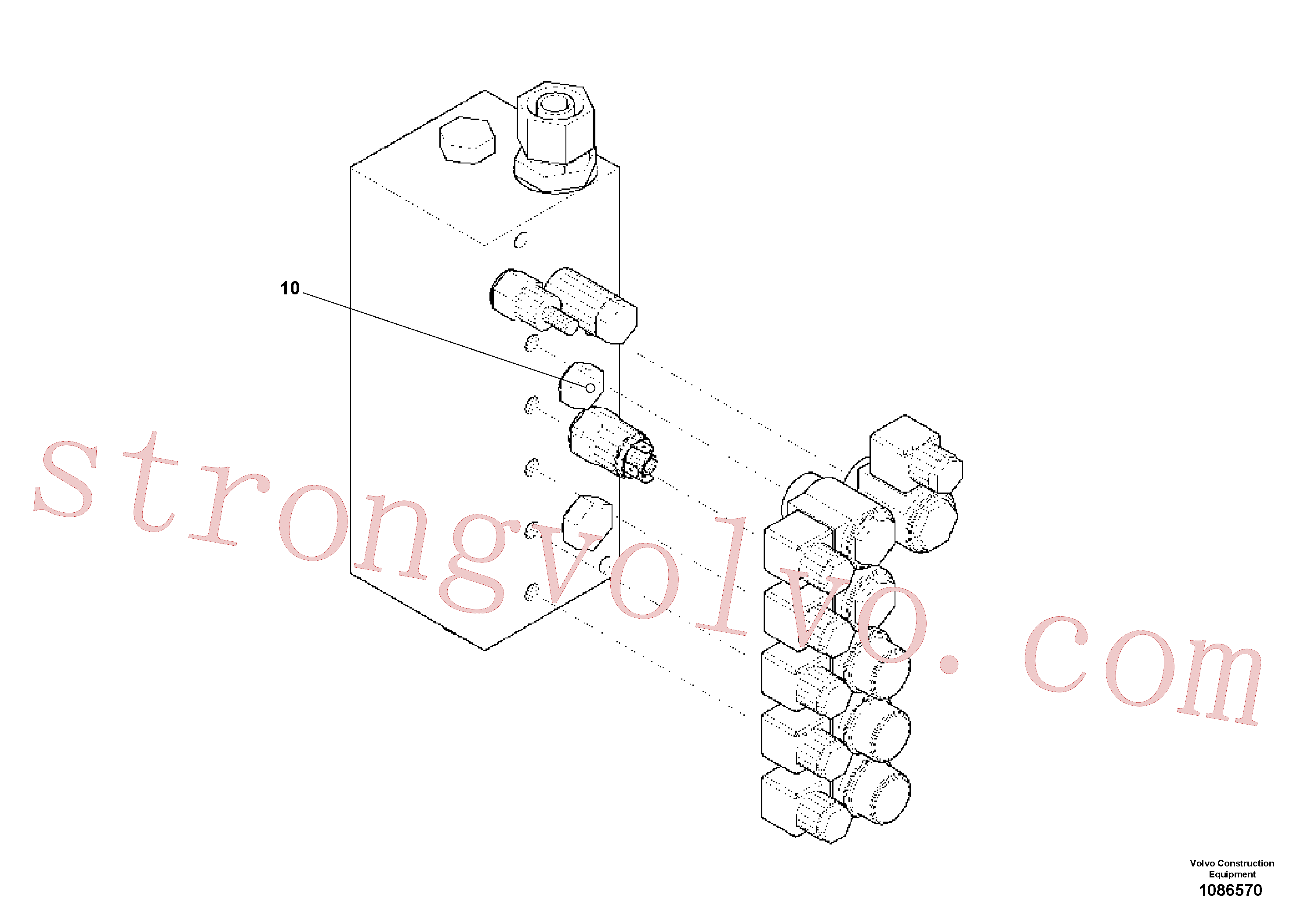 RM80634017 Volvo Válvula de retenção(1086570 Montagem)