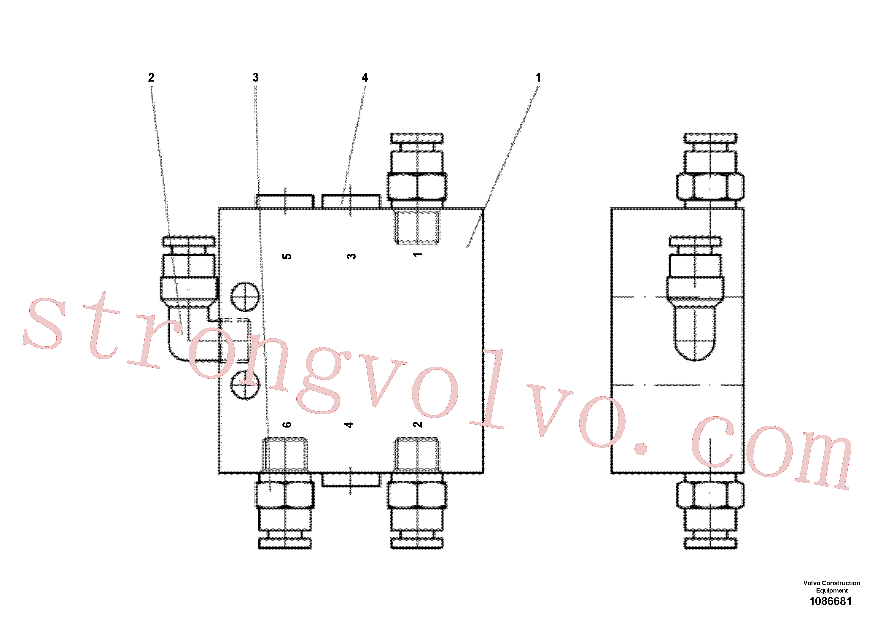 RM56290059 Volvo Colector(1086681 Montagem)