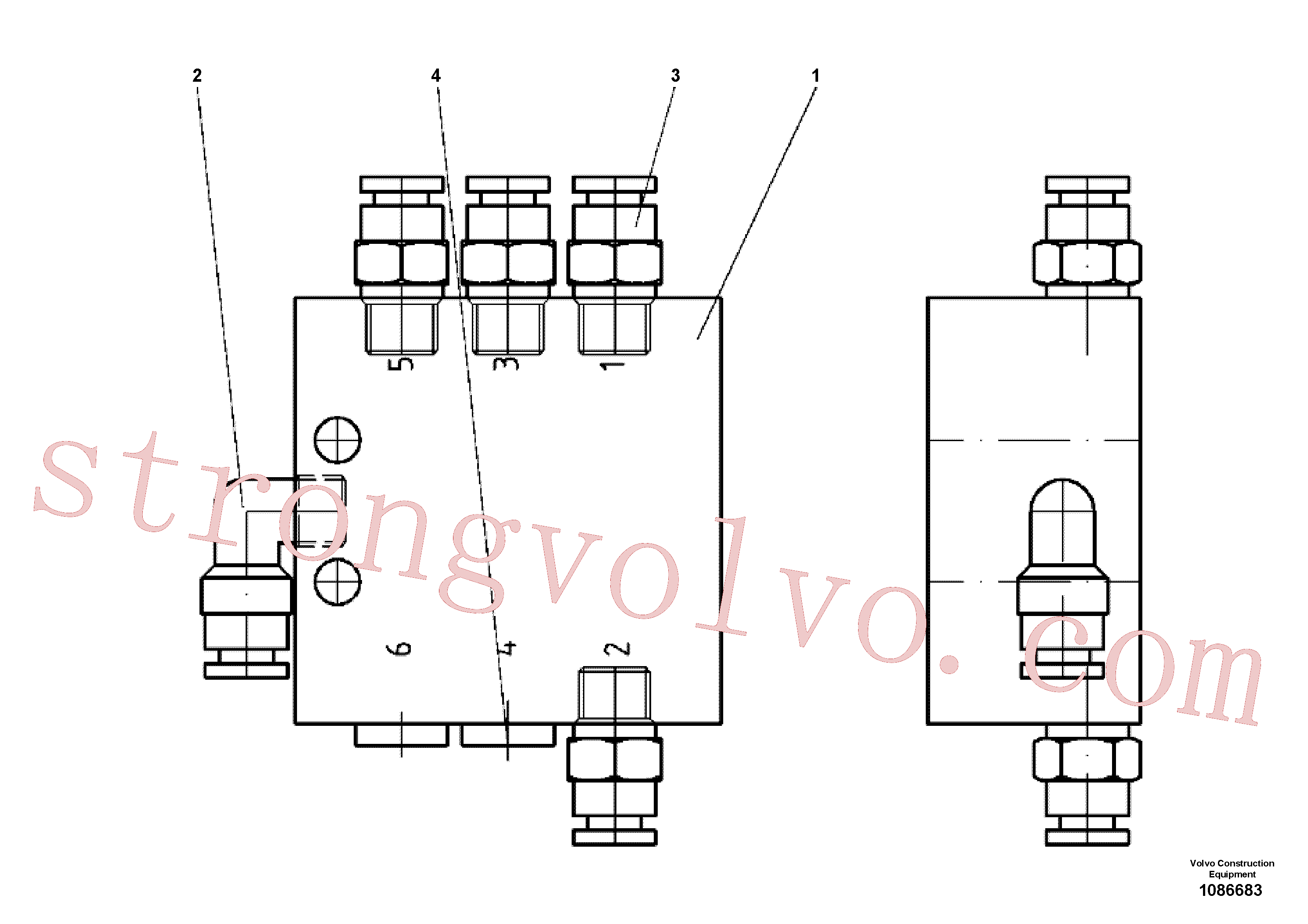 RM56290059 Volvo Colector(1086683 Montagem)