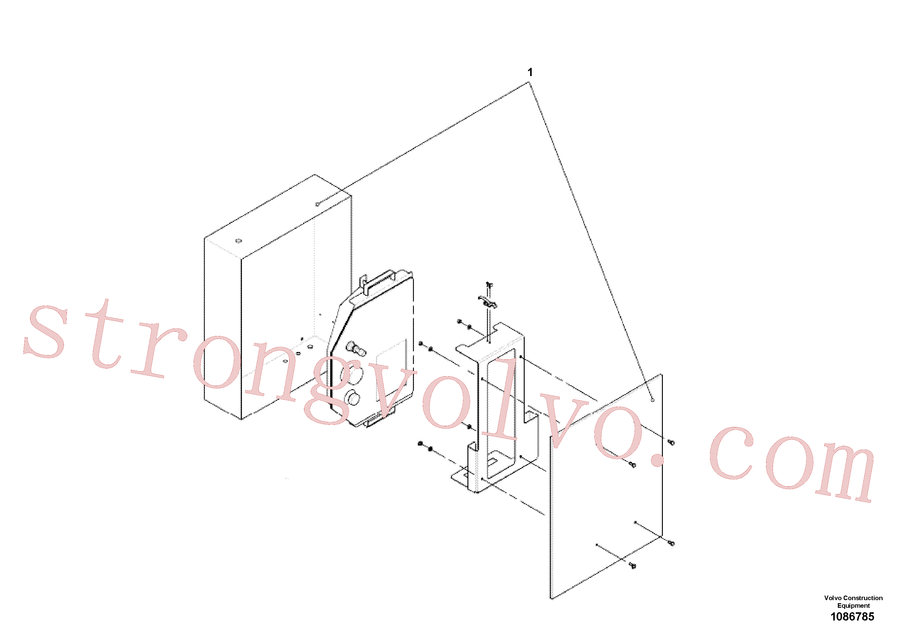 RM80801103 Volvo Caixa(1086785 Montagem)
