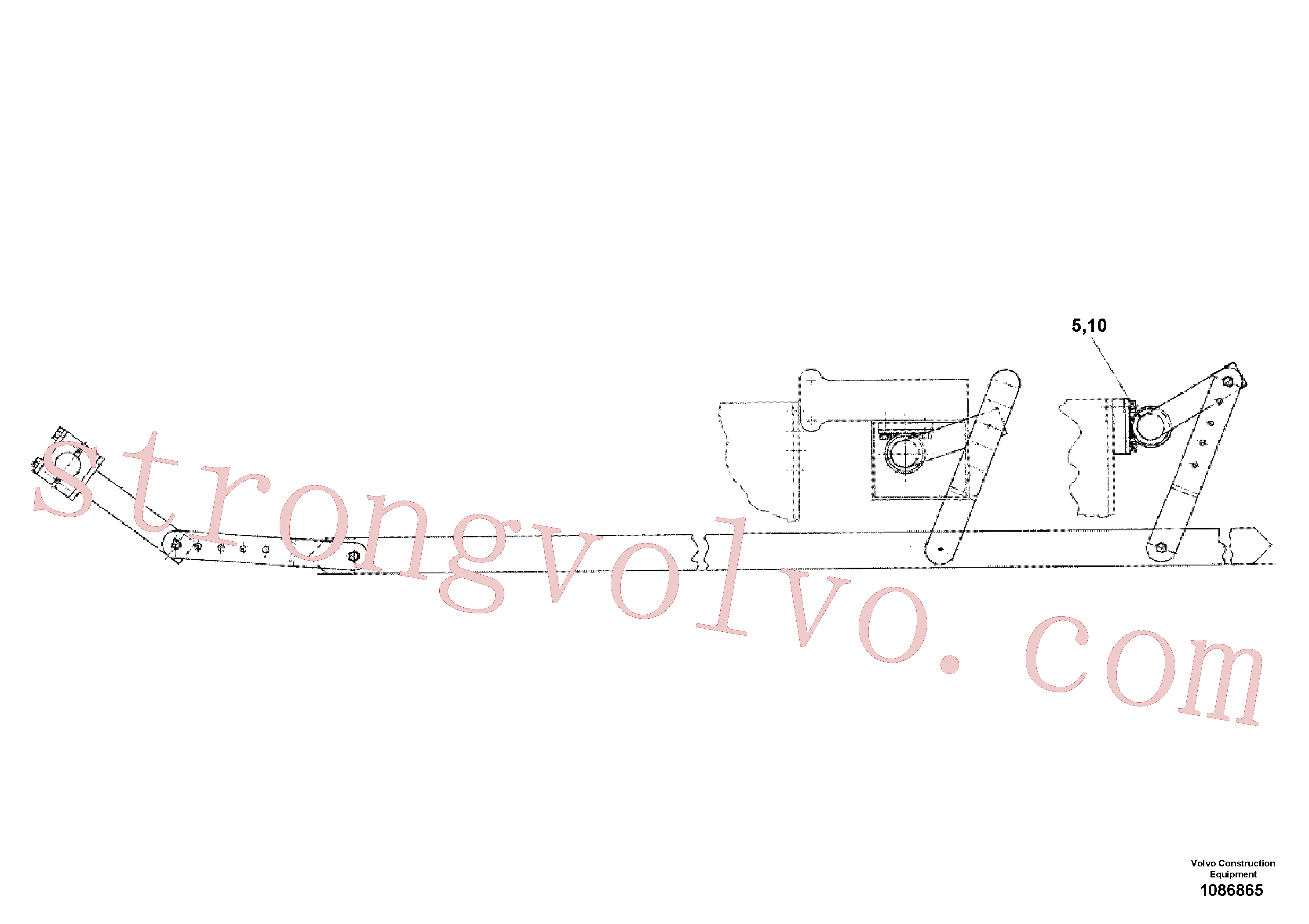 China Made RM13916044 Anel parada Volvo Acessórios para escavadeira