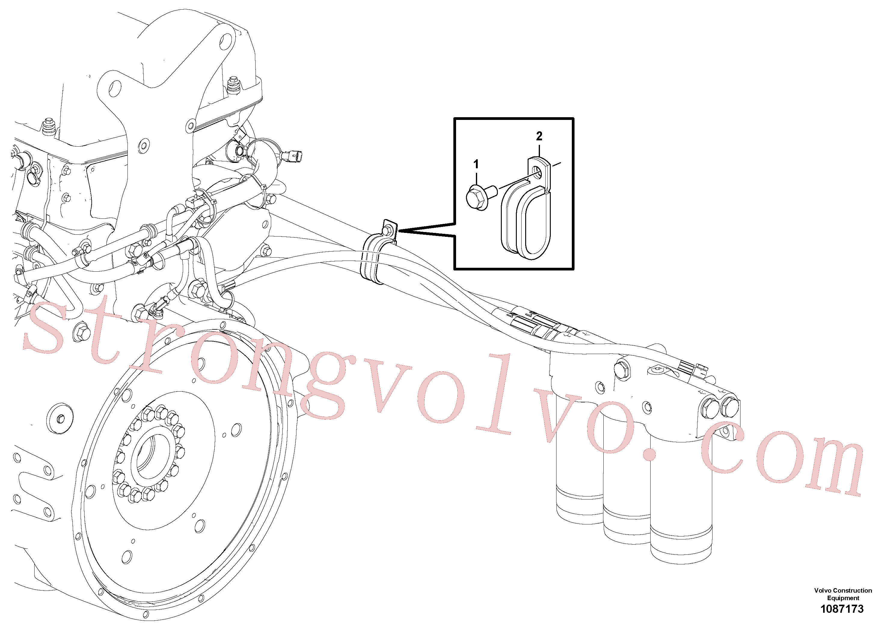 VOE14578932 Volvo Grampo(1087173 Montagem)