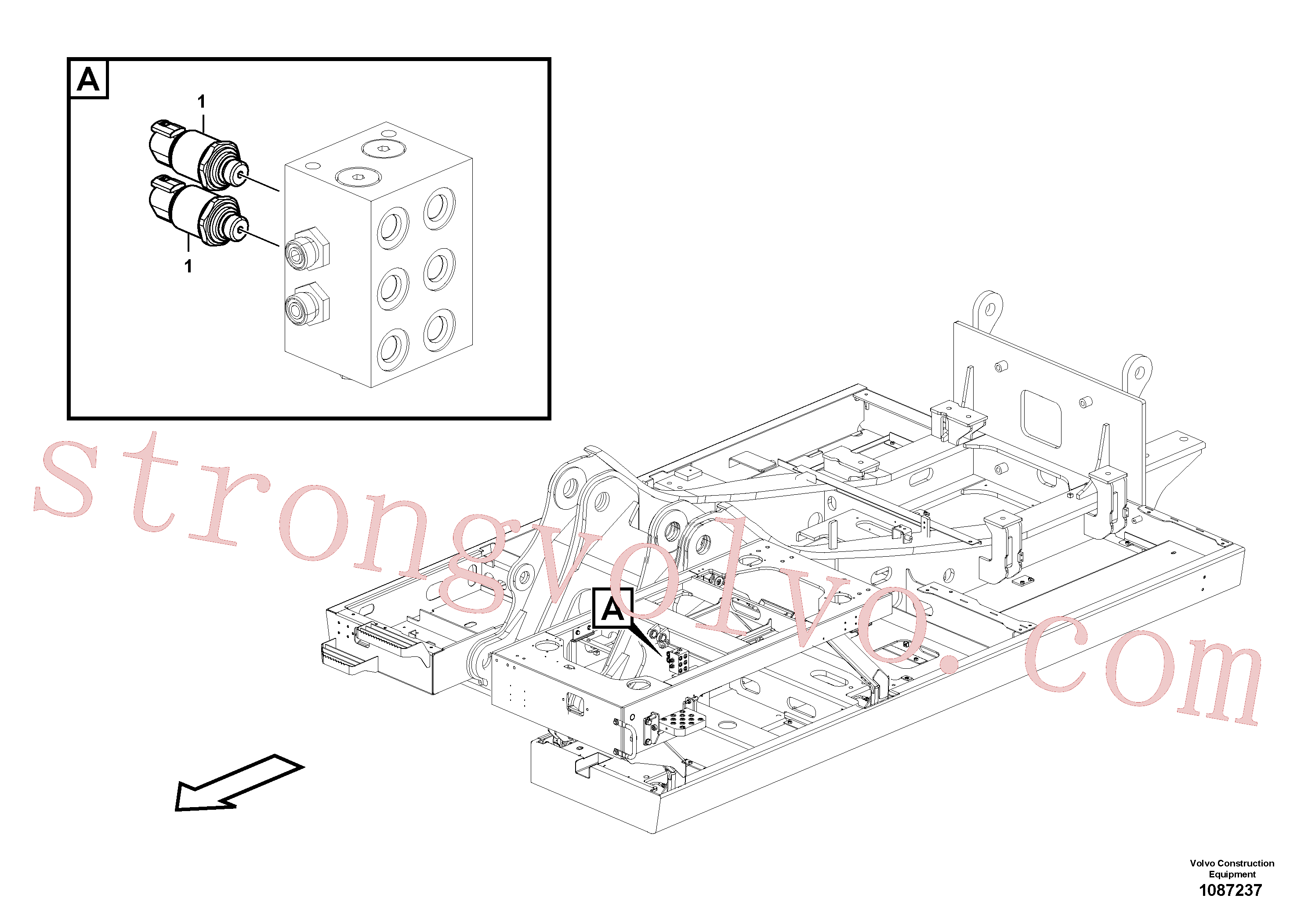 China Made VOE17203744 Sensor de pressão Volvo Acessórios para escavadeira