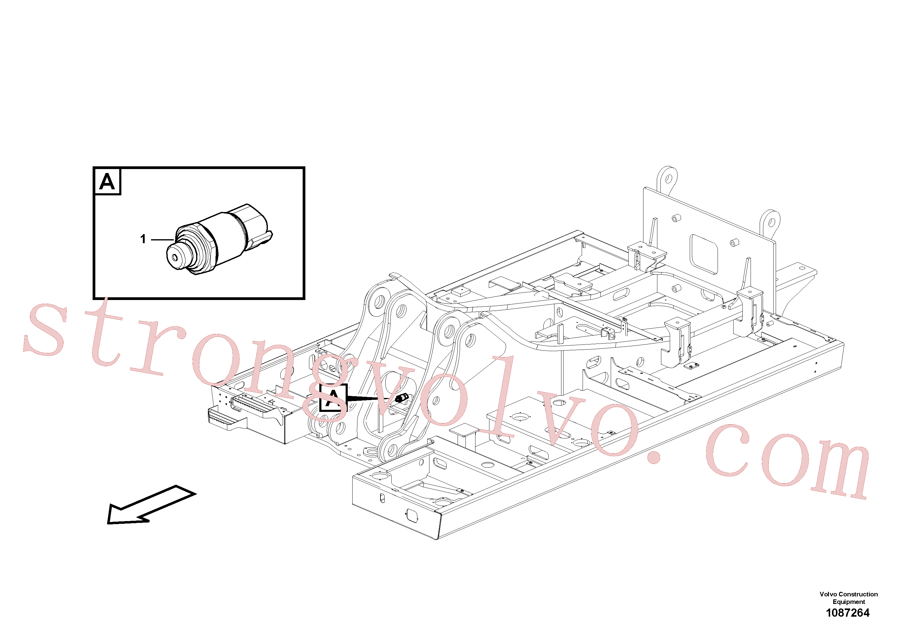 VOE17202584 Volvo Sensor eléctrico(1087264 Montagem)