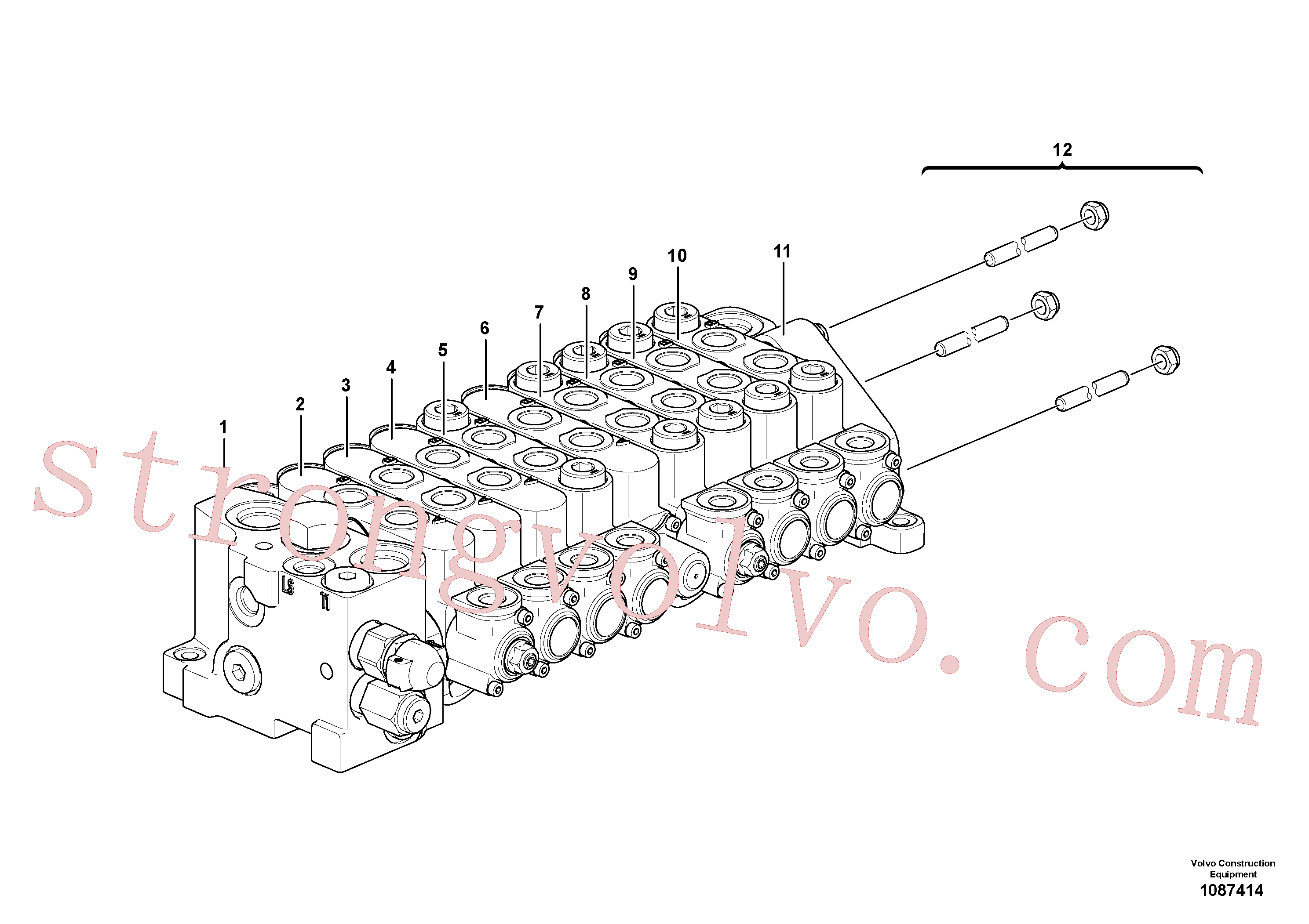 Volvo Montagem VOE17474834 Jogo de bielas Acessórios