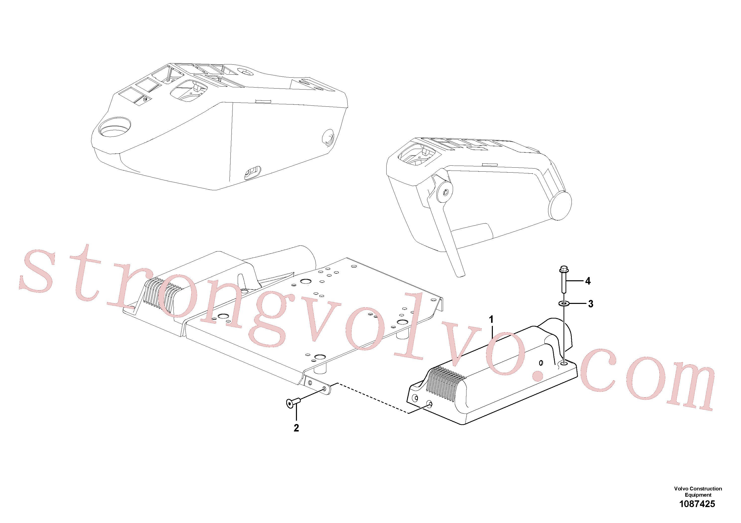 VOE60113100 Volvo Painel de instrumentos, painel de comando(1087425 Montagem)