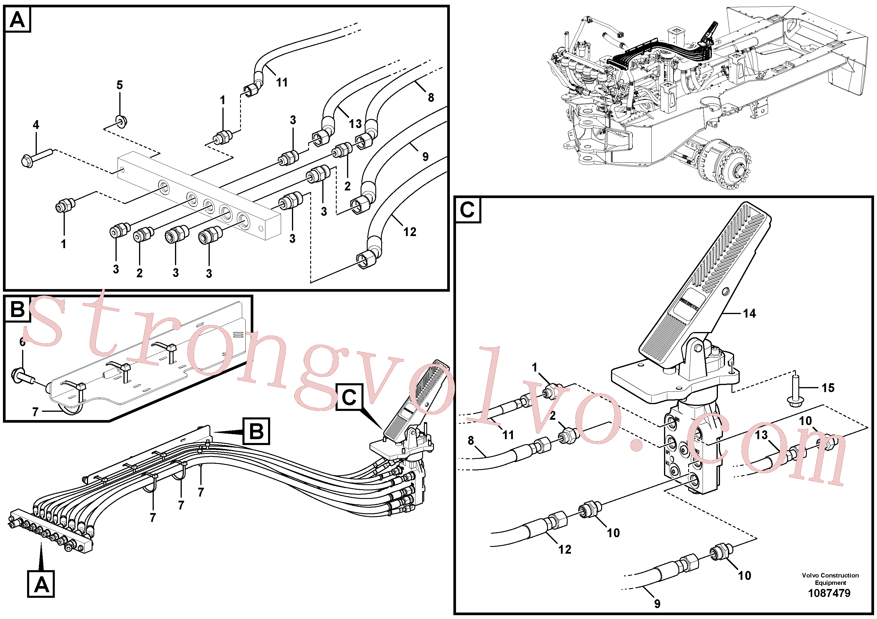 Volvo Acessórios para escavadeira VOE937094 Eternity/2 Acessórios