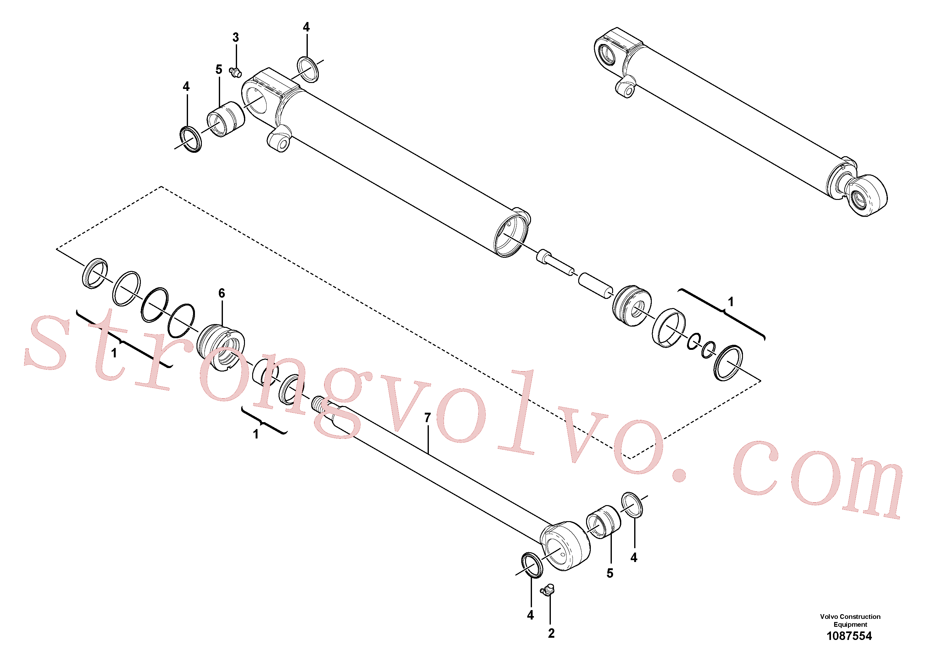 Volvo Montagem VOE17468617 Graxa rolamento Acessórios